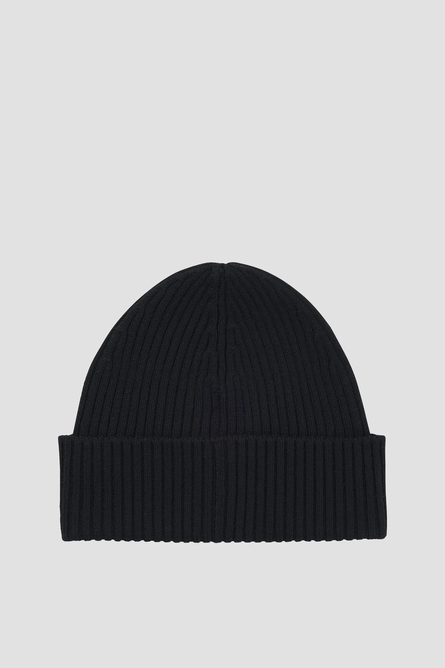 Чоловіча чорна вовняна шапка 2