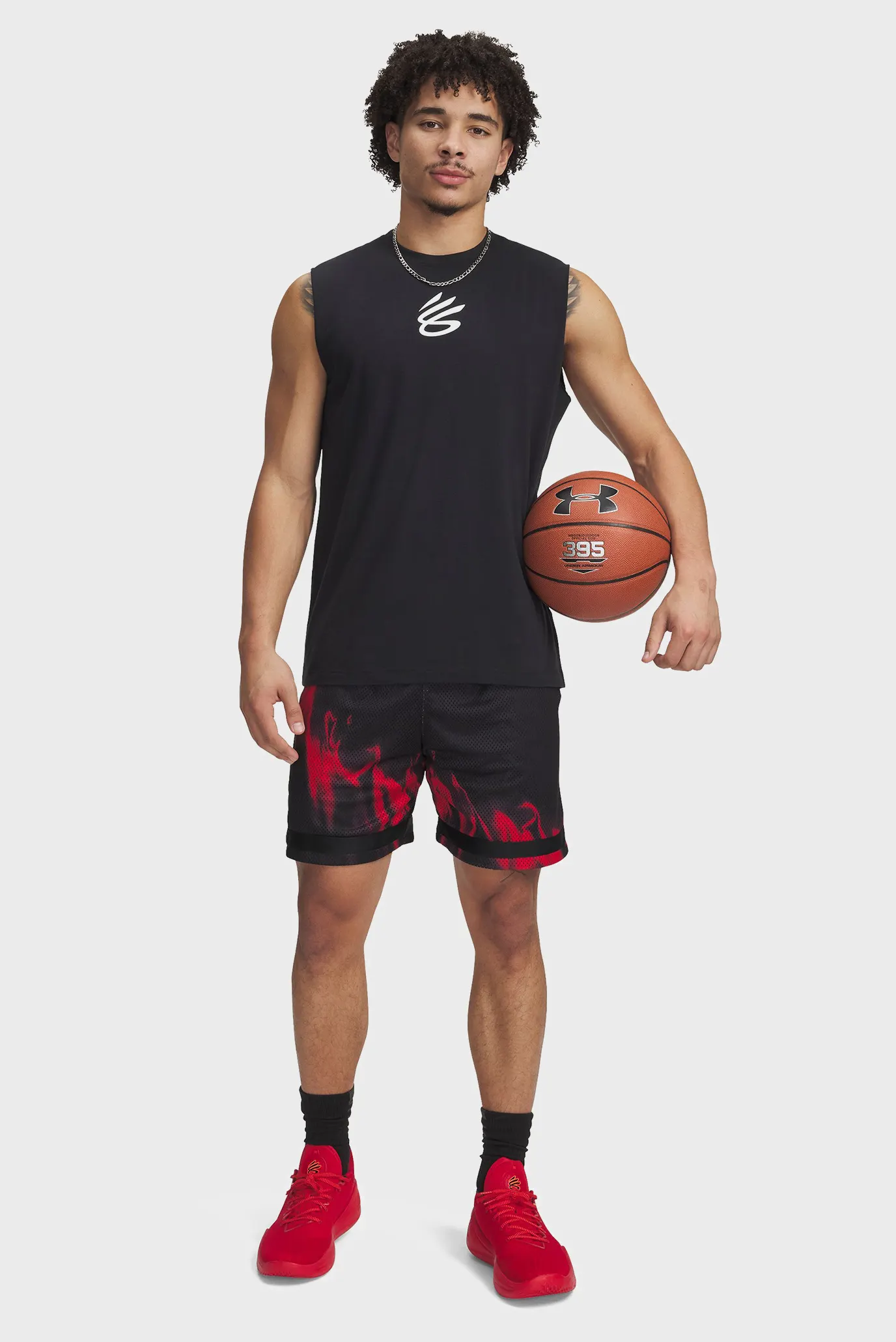 Чоловіча чорна майка Curry SLVS Tee 2