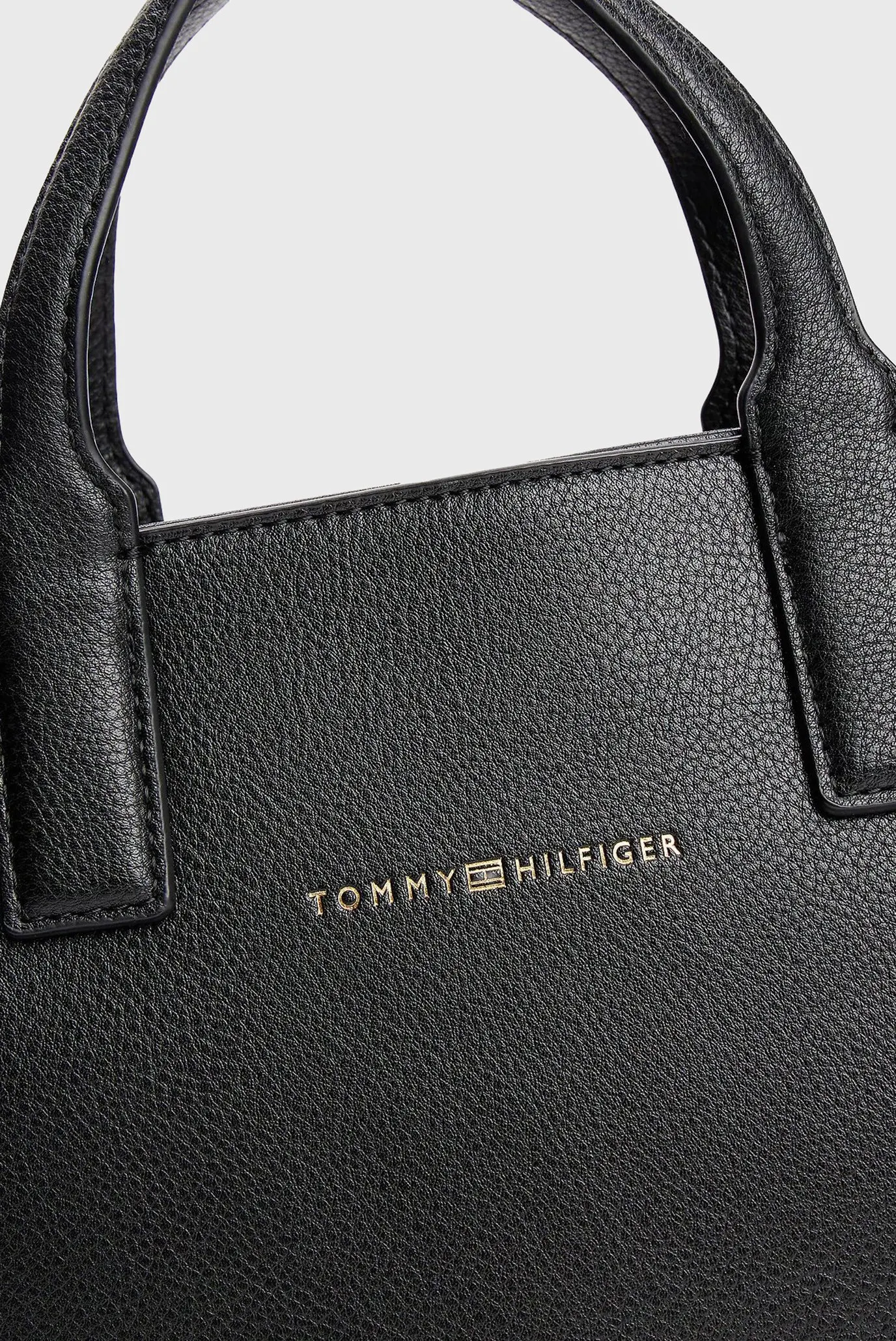 Женская черная сумка TH LOGOTAPE MINI 6