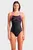Женский черный купальник GRAPHIC SWIMSUIT SWIM PRO BACK