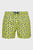 Чоловічі жовті плавальні шорти з візерунком