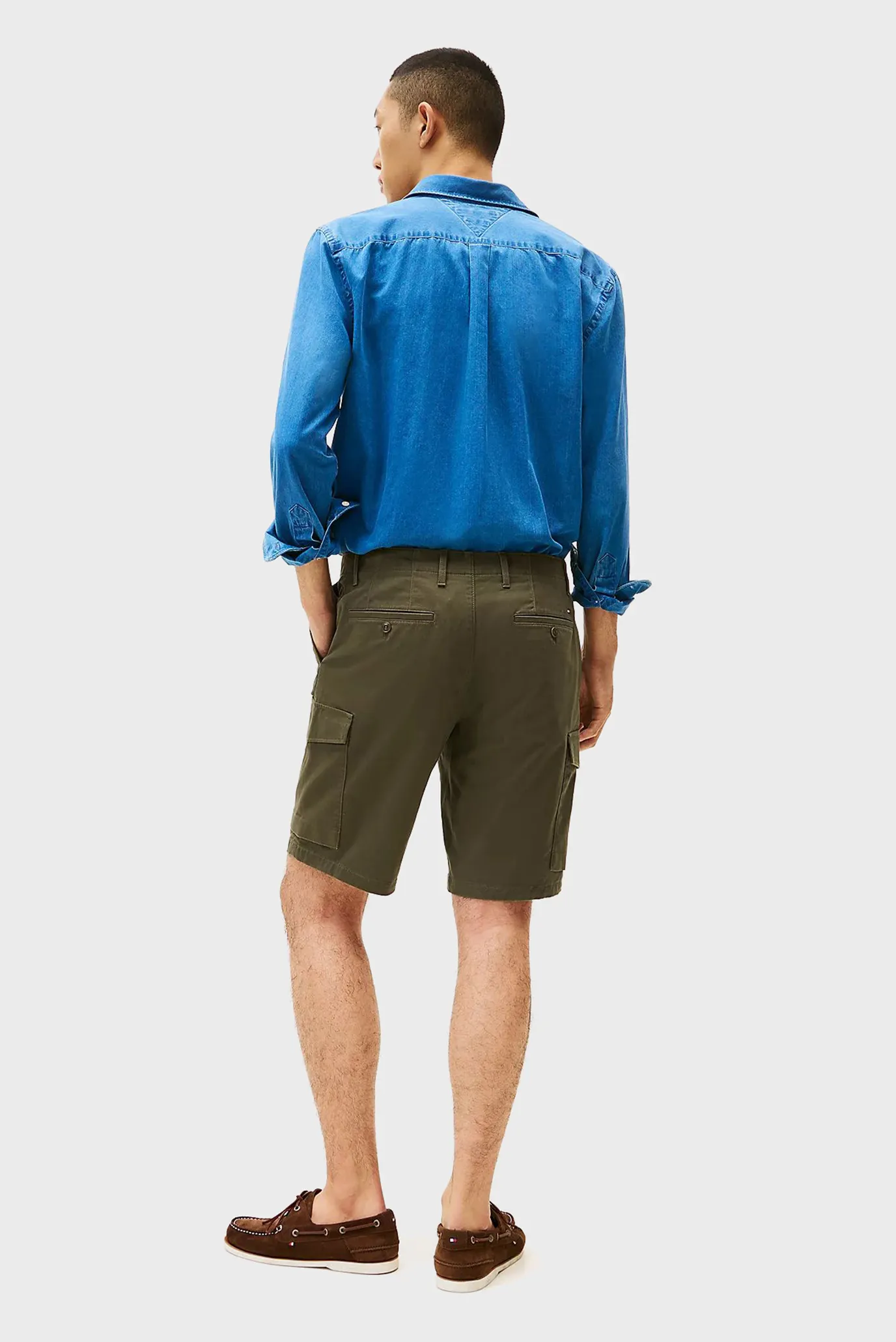 Чоловічі оливкові шорти HARLEM CARGO 1985 3