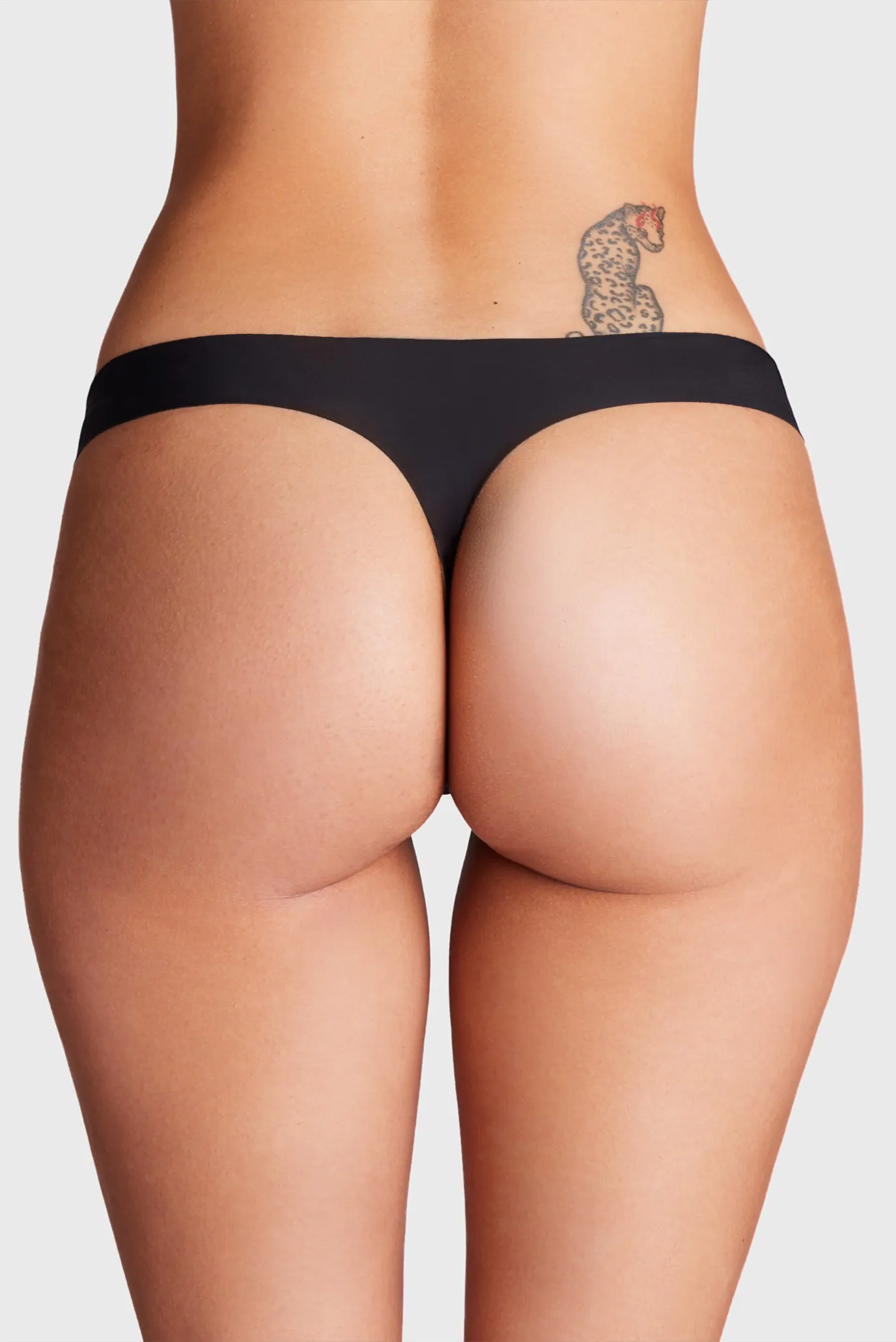 Жіночі чорні трусики (3 шт) UA Pure Stretch NS THONG 3