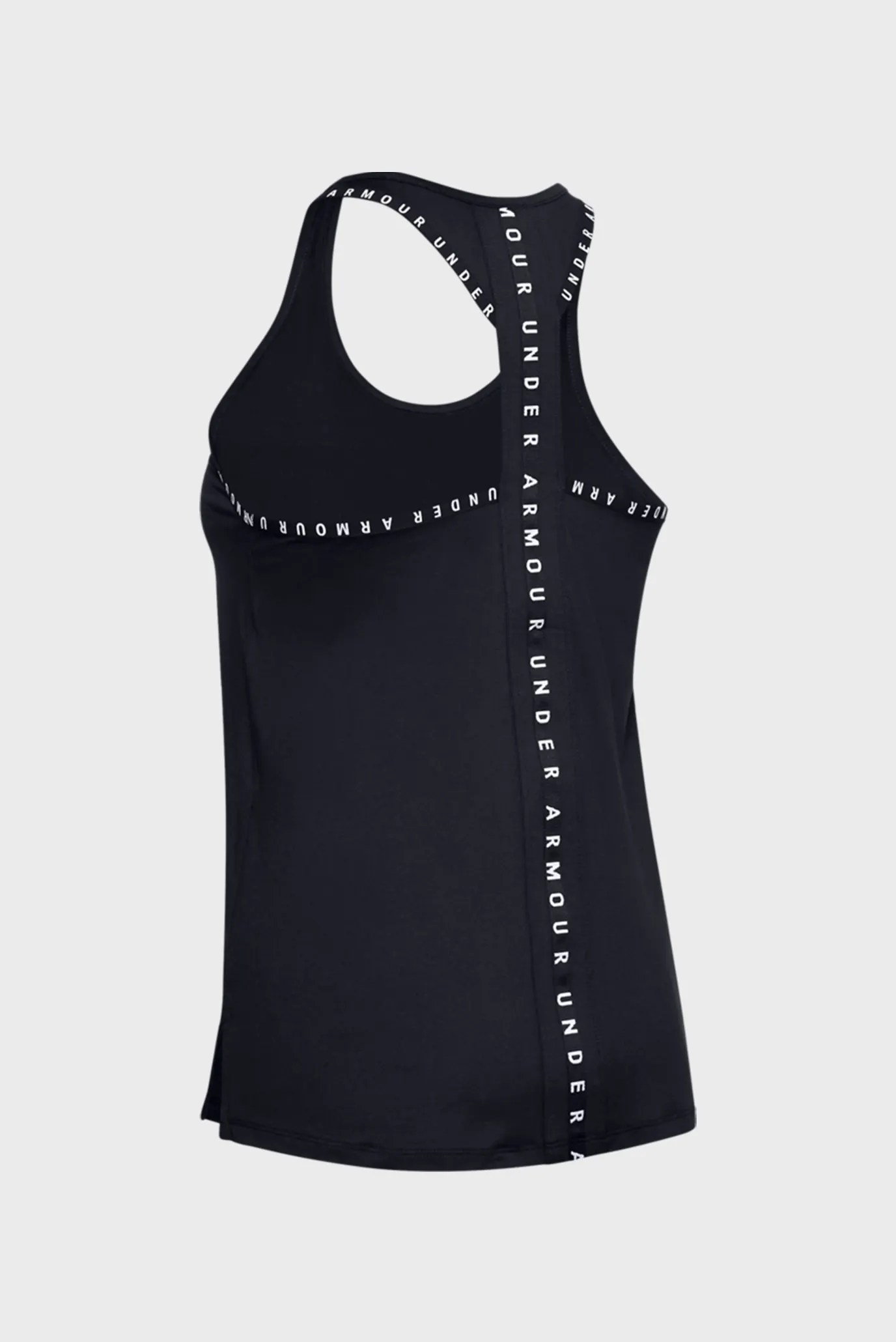 Жіноча чорна майка UA Knockout Tank 6