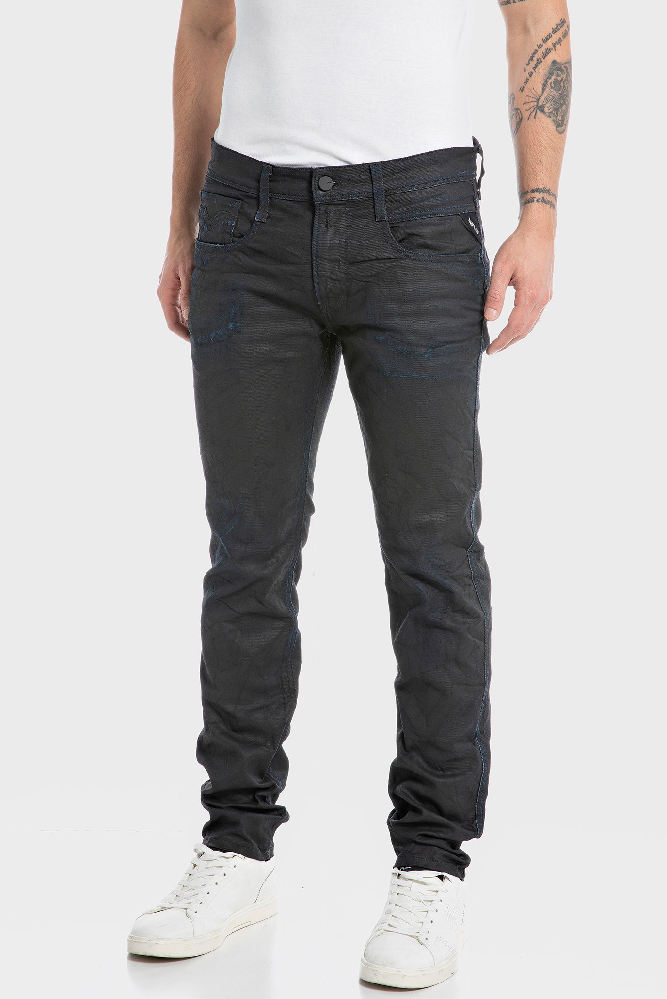 Чоловічі темно-сині джинси ANBASS 1