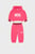 Дитячий рожевий спортивний костюм (худі, брюки) SENTIALBPLIVIB-SET