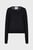 Женский черный шерстяной свитер IMENY