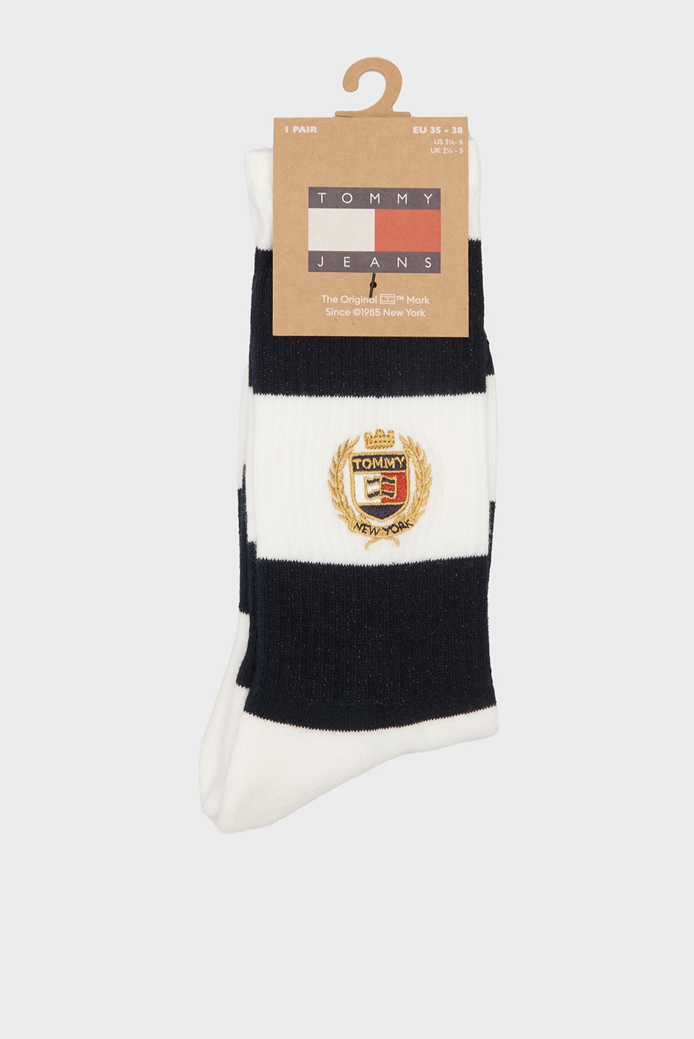 Носки в полоску TH UNI TJ SOCK  CREST EMBROIDERY 1