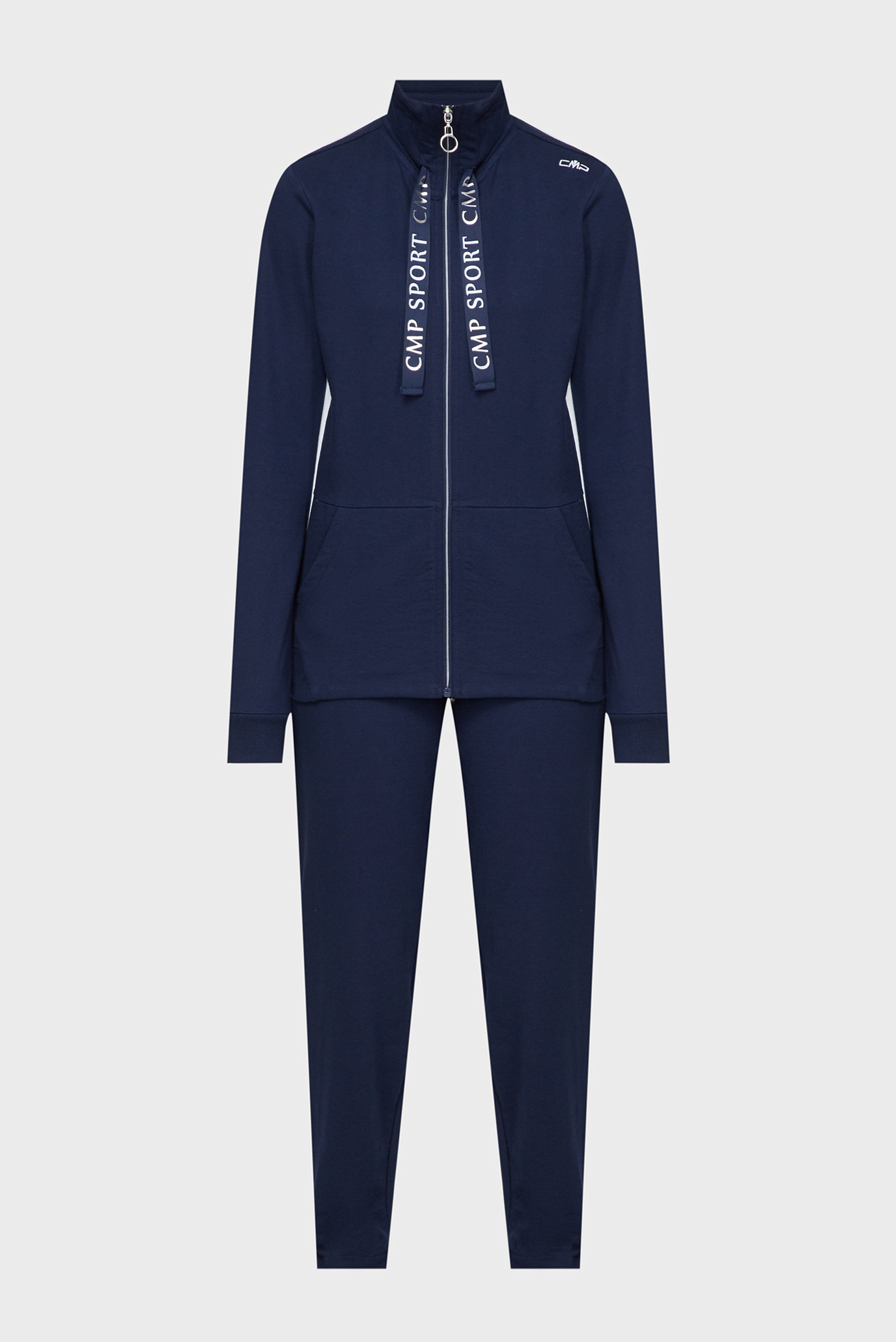 Жіночий темно-синій спортивний костюм (кофта, штани) 1