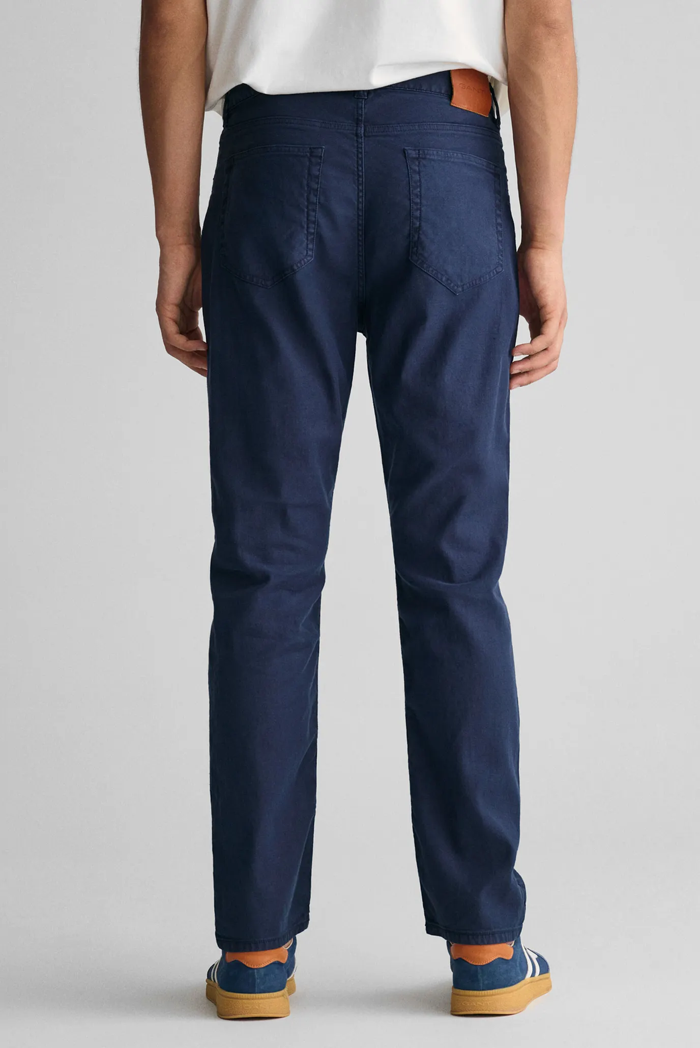Мужские темно-синие джинсы COT/LINEN REG 3