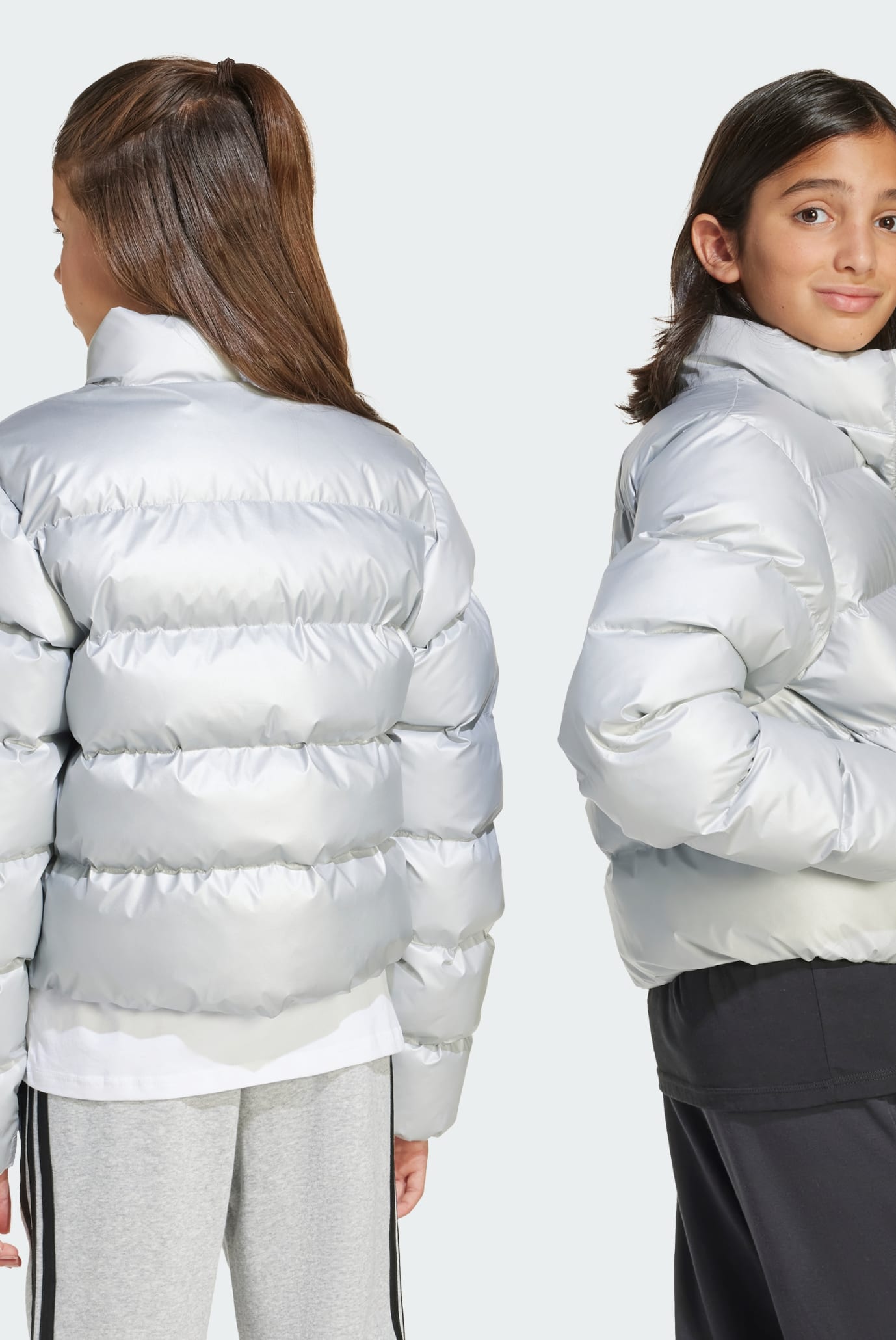 Дитяча срібляста куртка Synthetic Down Glam Kids 4
