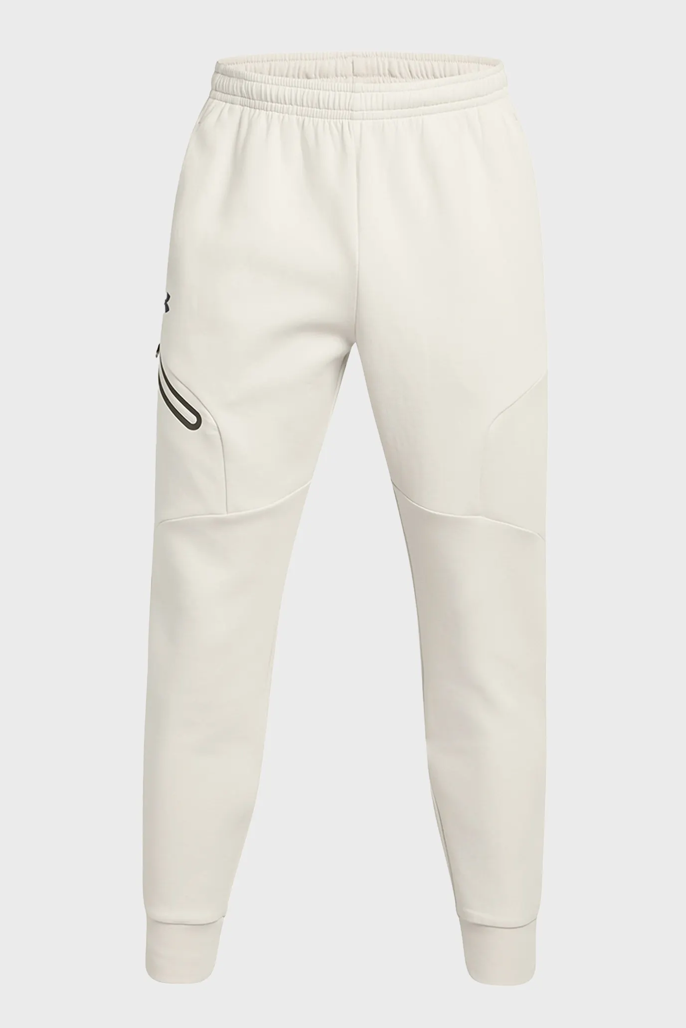 Чоловічі білі спортивні штани UA Unstoppable Flc Jgr EU 5