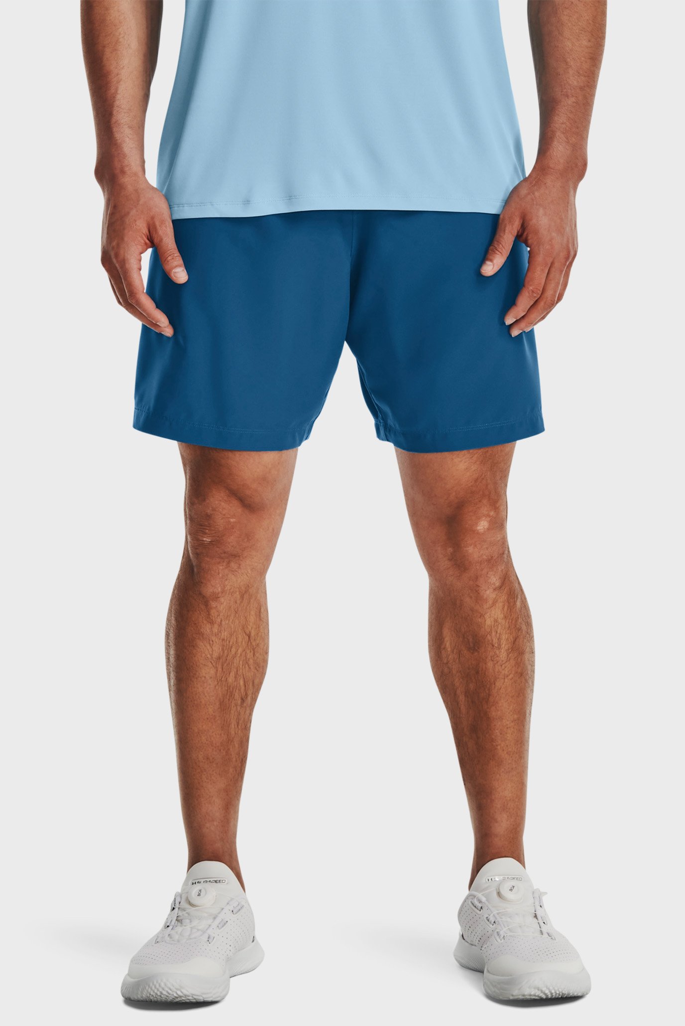 Чоловічі сині шорти UA Woven Graphic Shorts 1