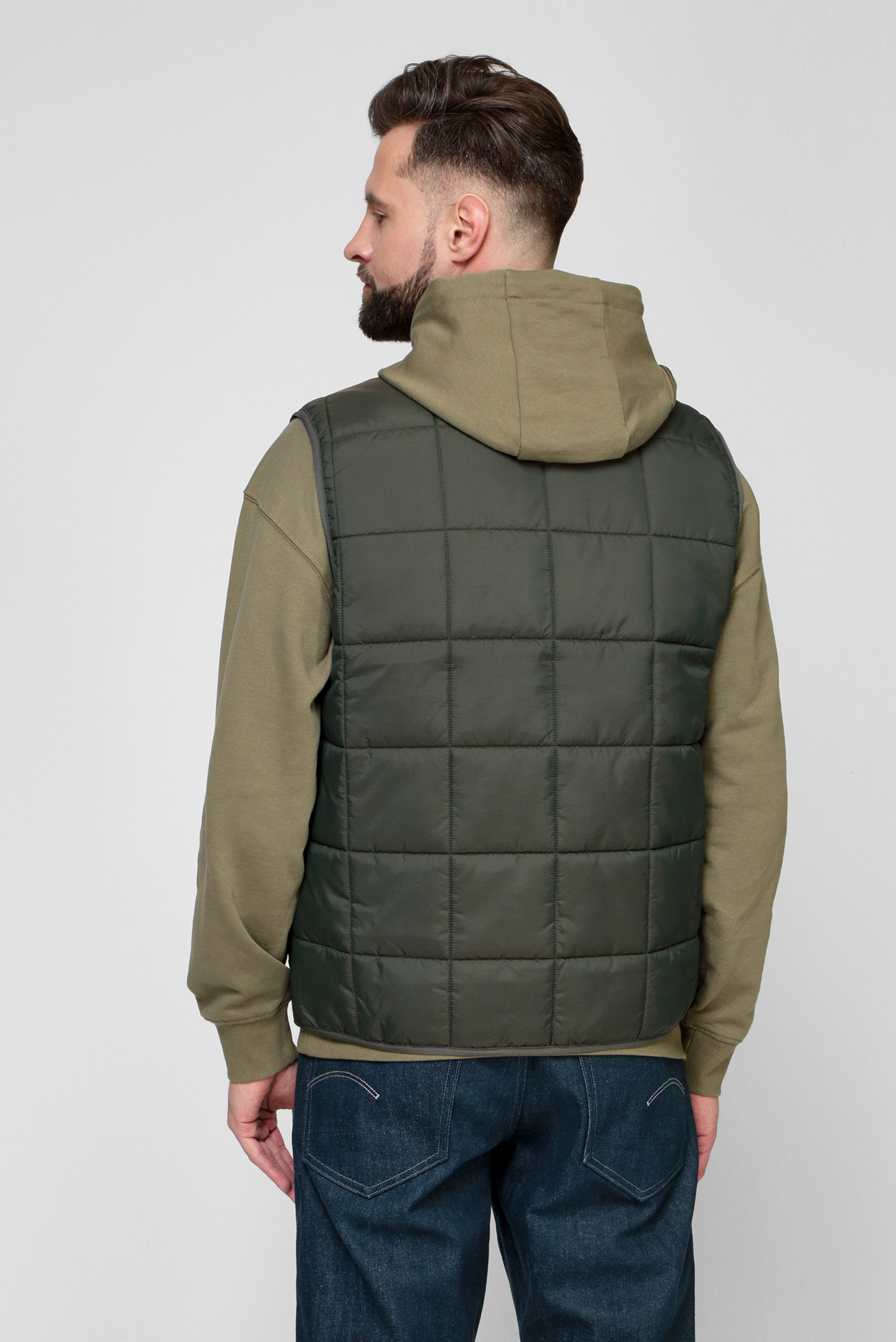Мужской зеленый жилет Meefic G-Star RAW D20127,C980 — MD-Fashion