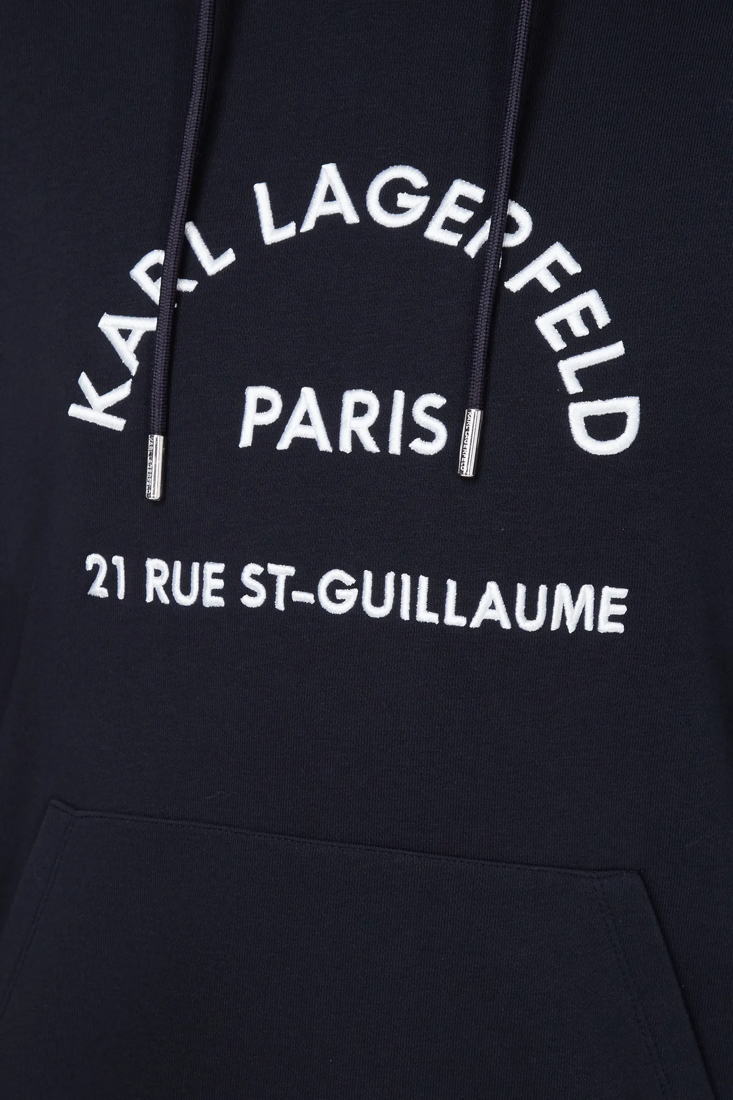 Мужское темно-синее худи 4