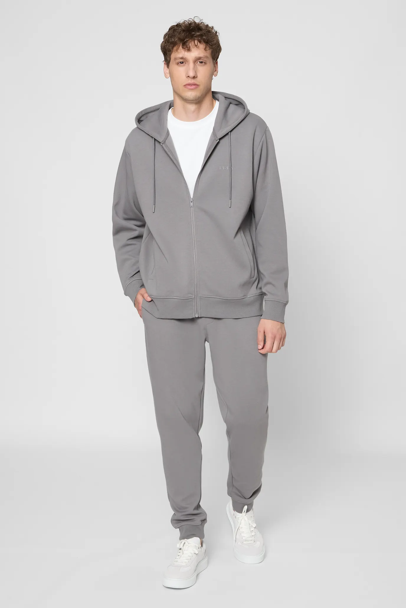 Чоловіче сіре худі 5