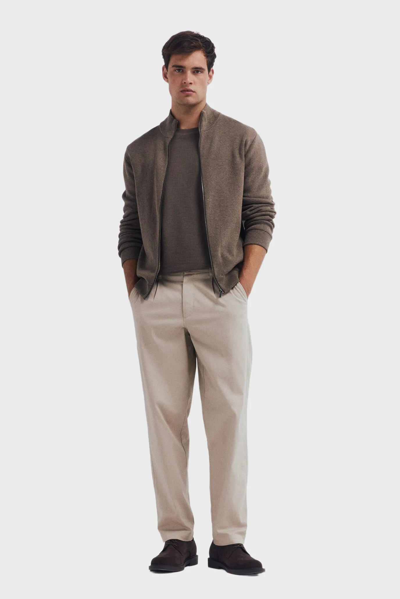 Чоловічий коричневий кардиган Milano 2