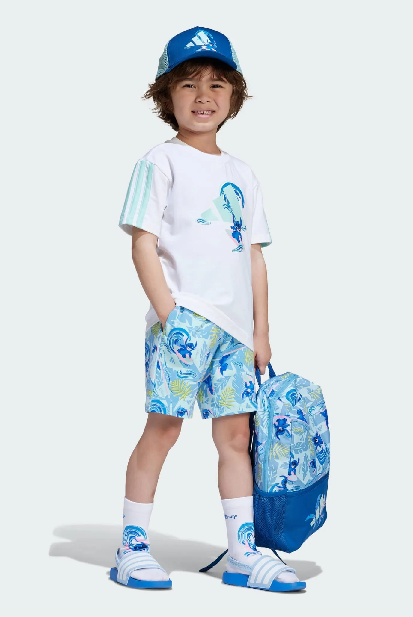 Детский комплект одежды (футболка, шорты) adidas x Disney Lilo and Stitch Kids 3