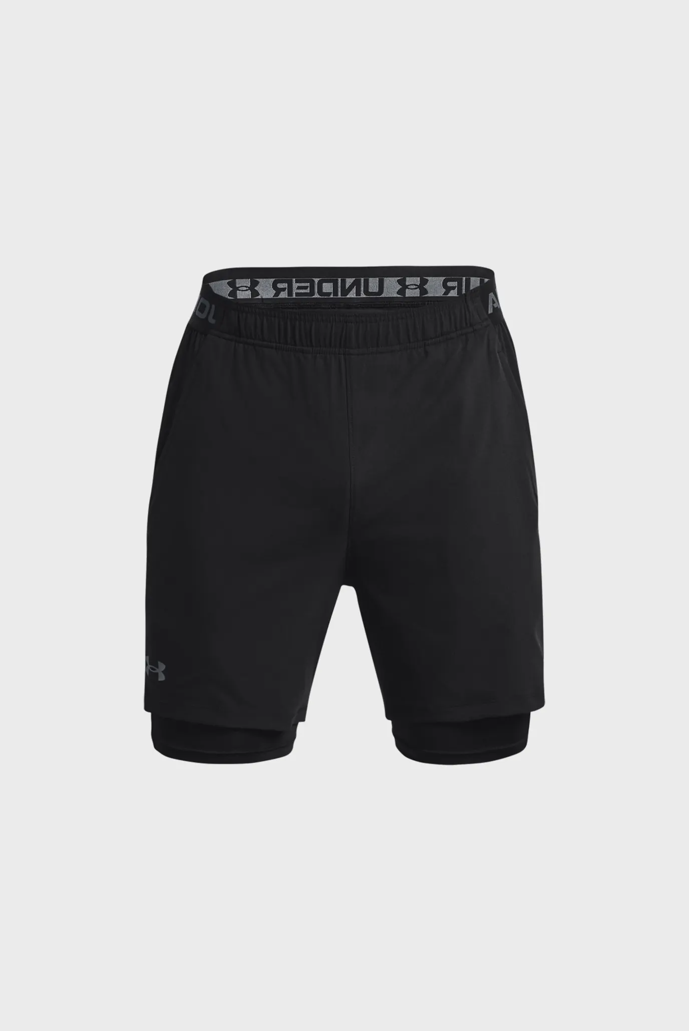 Чоловічі чорні шорти UA Vanish Woven 2in1 Sts 6