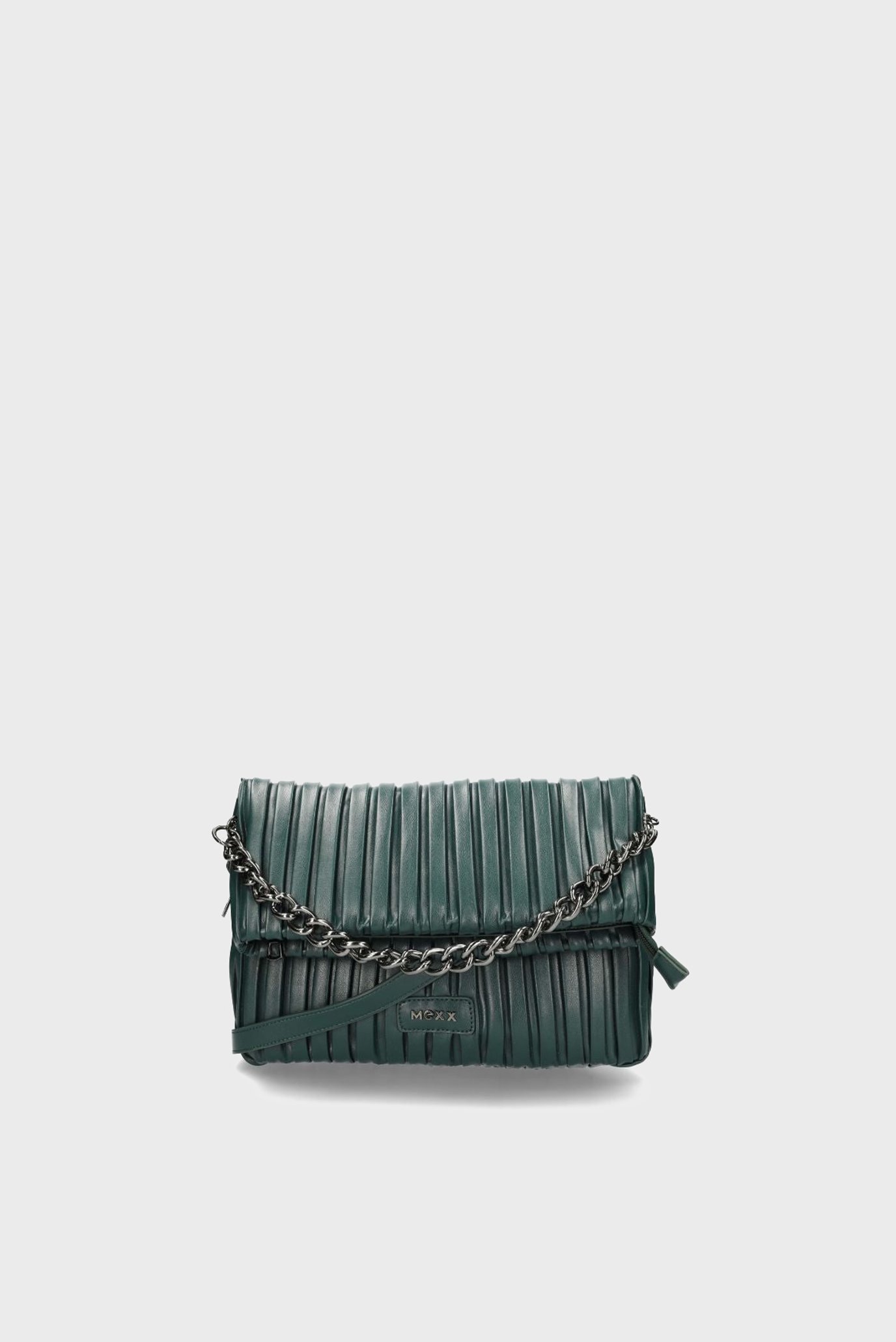 Жіноча зелена сумка Pleated 1