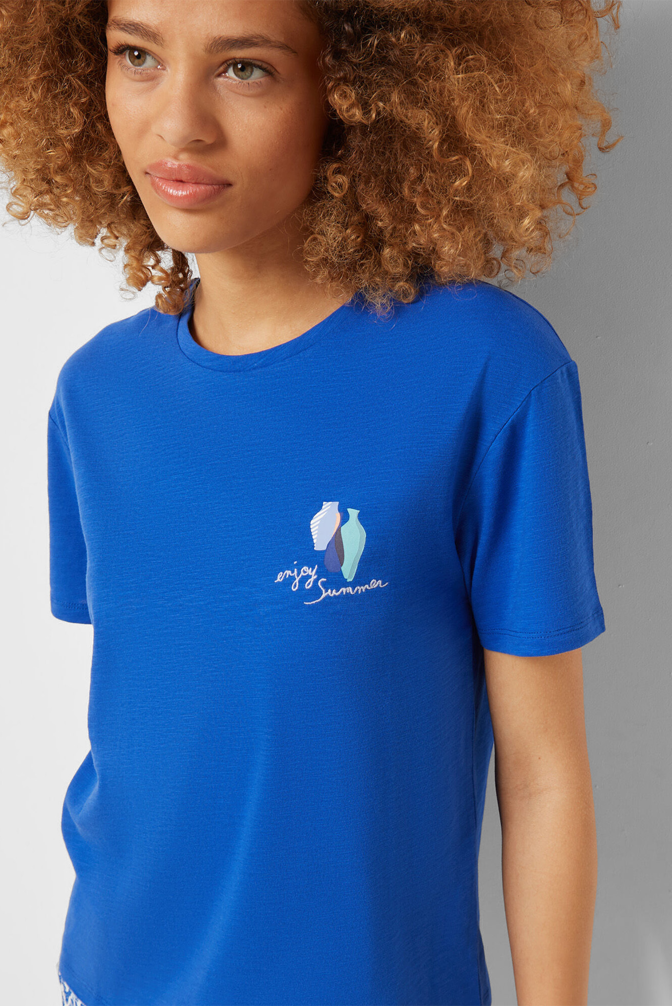 Женская синяя футболка COPILA 1