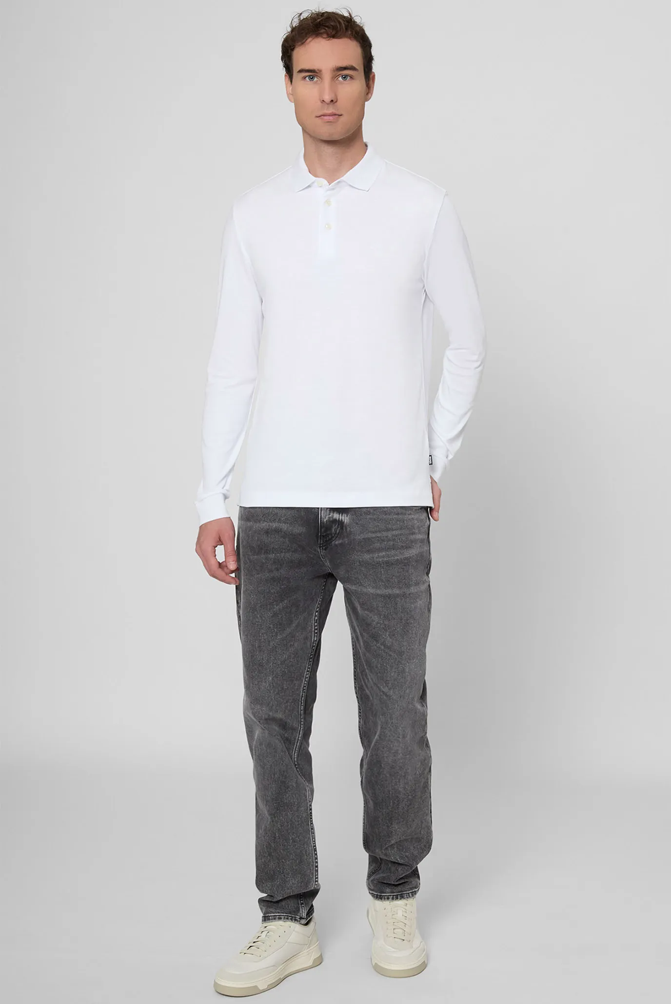 Чоловіче біле поло 2