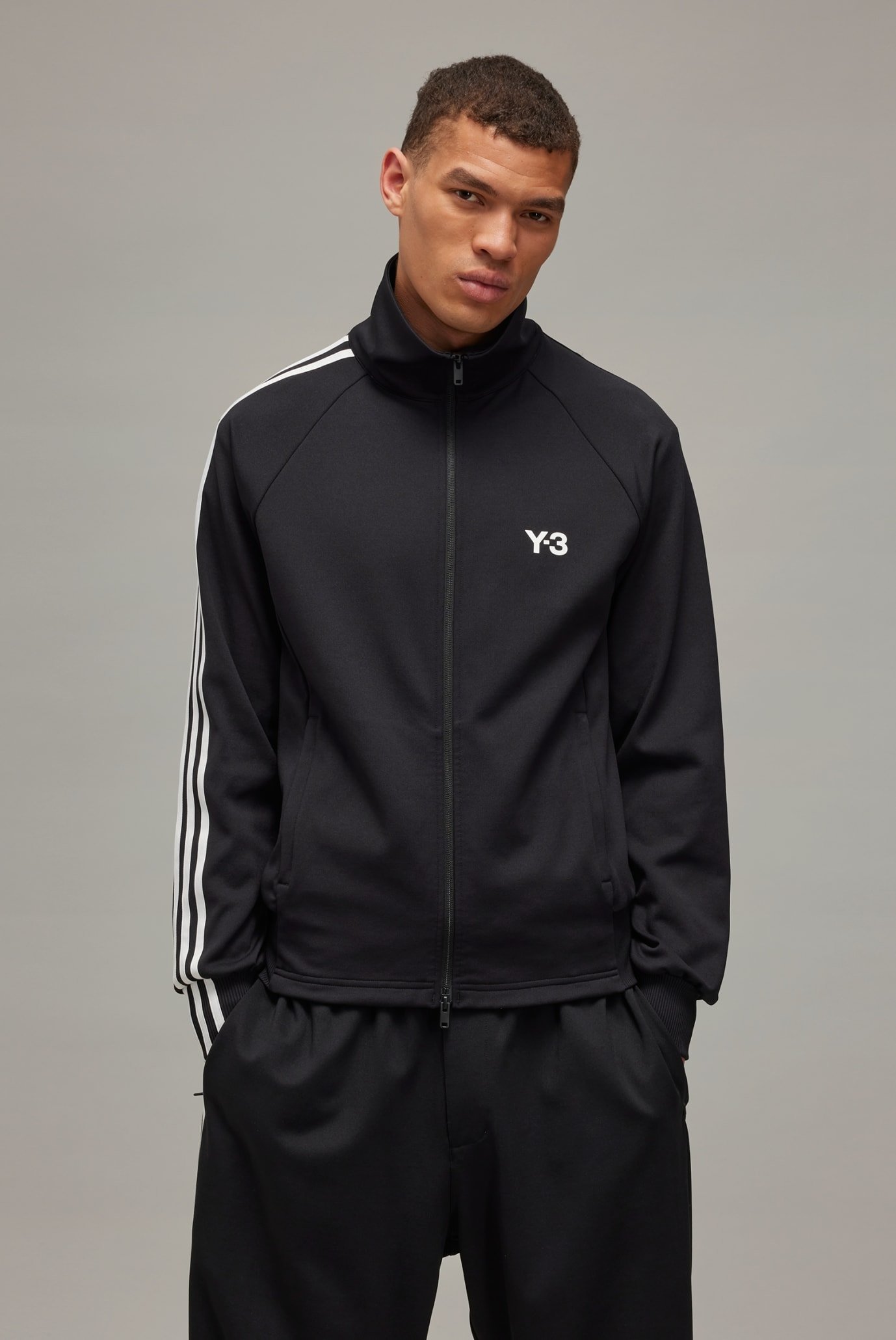 Мужская черная спортивная кофта Y-3 3-Stripes 1