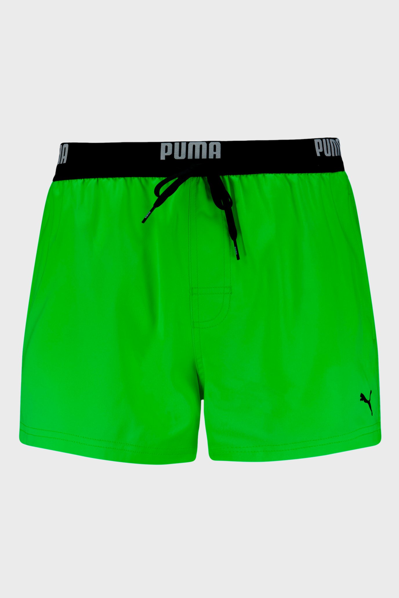 Мужские зеленые плавательные шорты PUMA Swim Men Logo Short Length Swim Shorts 1