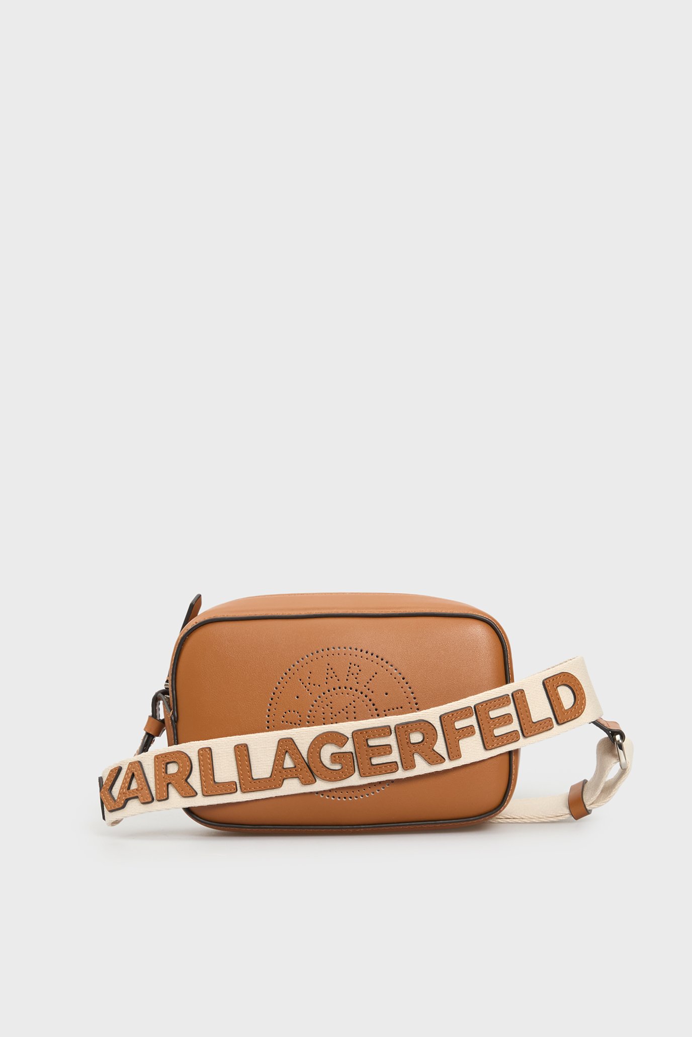 Женская коричневая кожаная сумка CIRCLE Коричневый ONESIZE Karl Lagerfeld A1W30024 Женская коричневая кожаная сумка CIRCLE Коричневый ONESIZE Karl Lagerfeld A1W30024