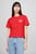 Женская красная футболка TJW BXY RETRO SPORT 2 TEE