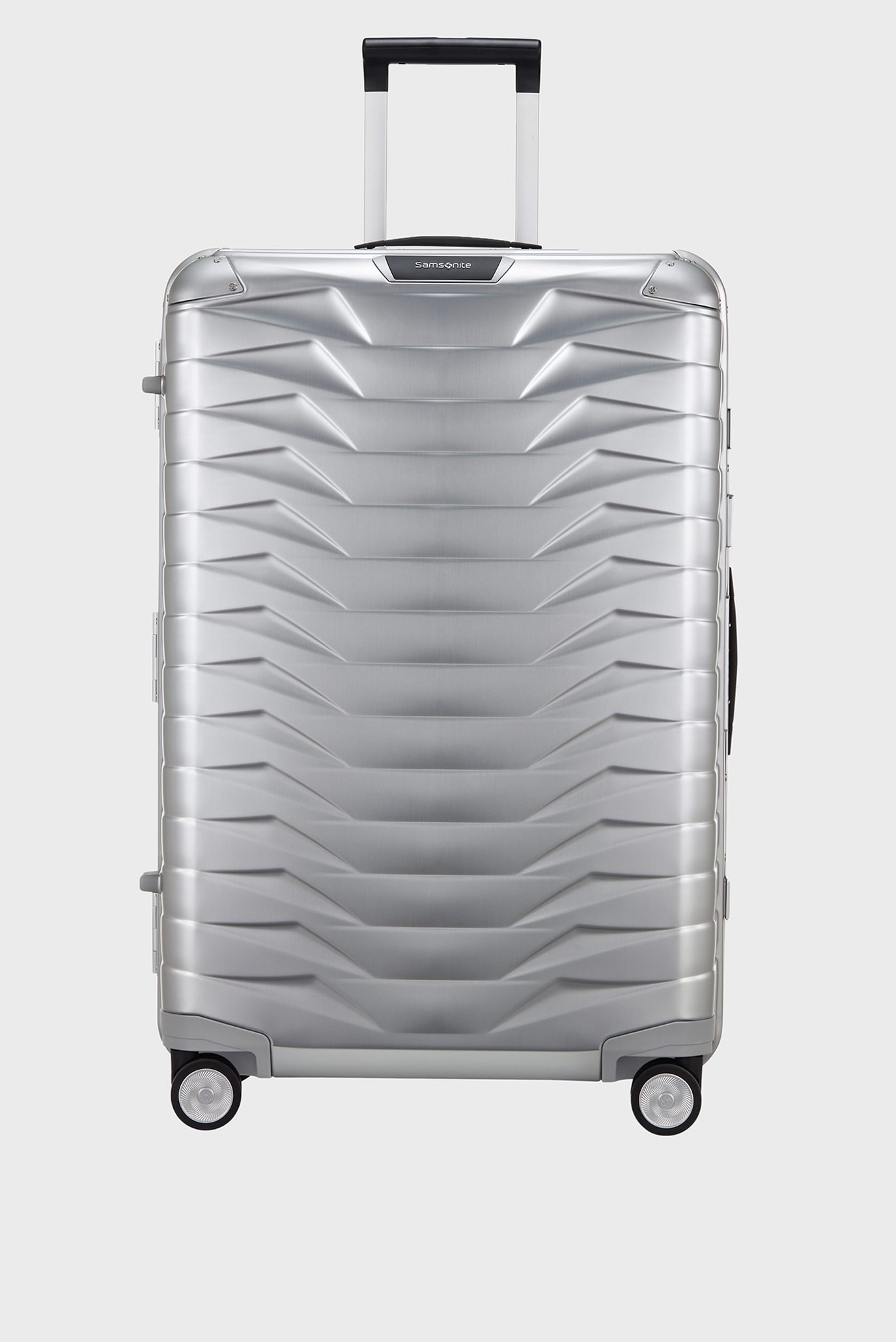 Серебристый чемодан 76 см PROXIS ALU ALUMINIUM 1