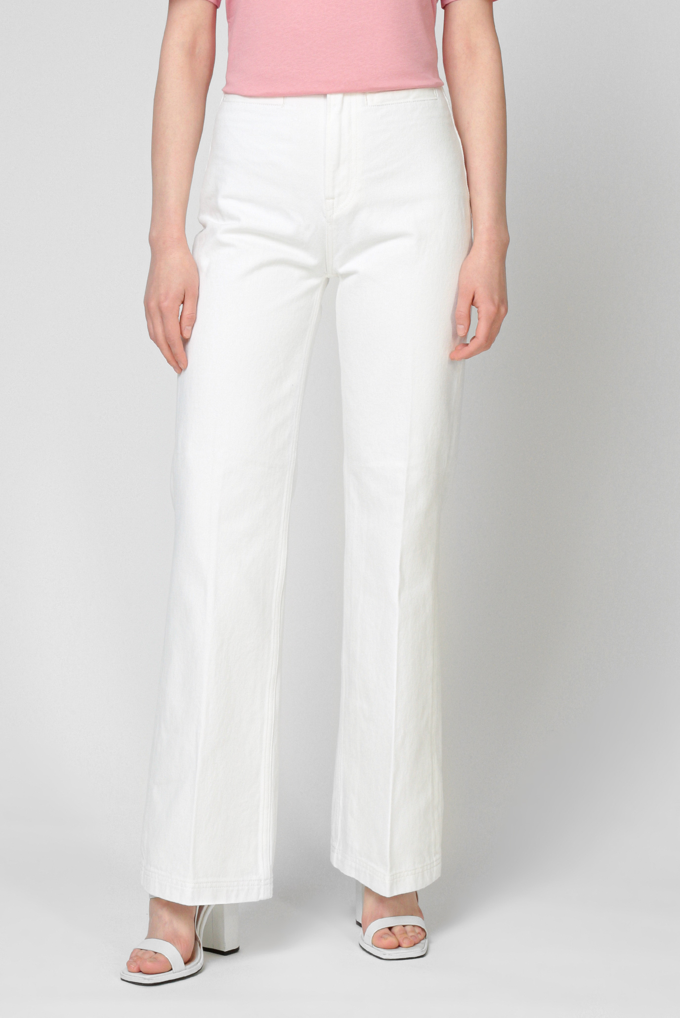 Женские белые джинсы ICON G HW FLARE 1
