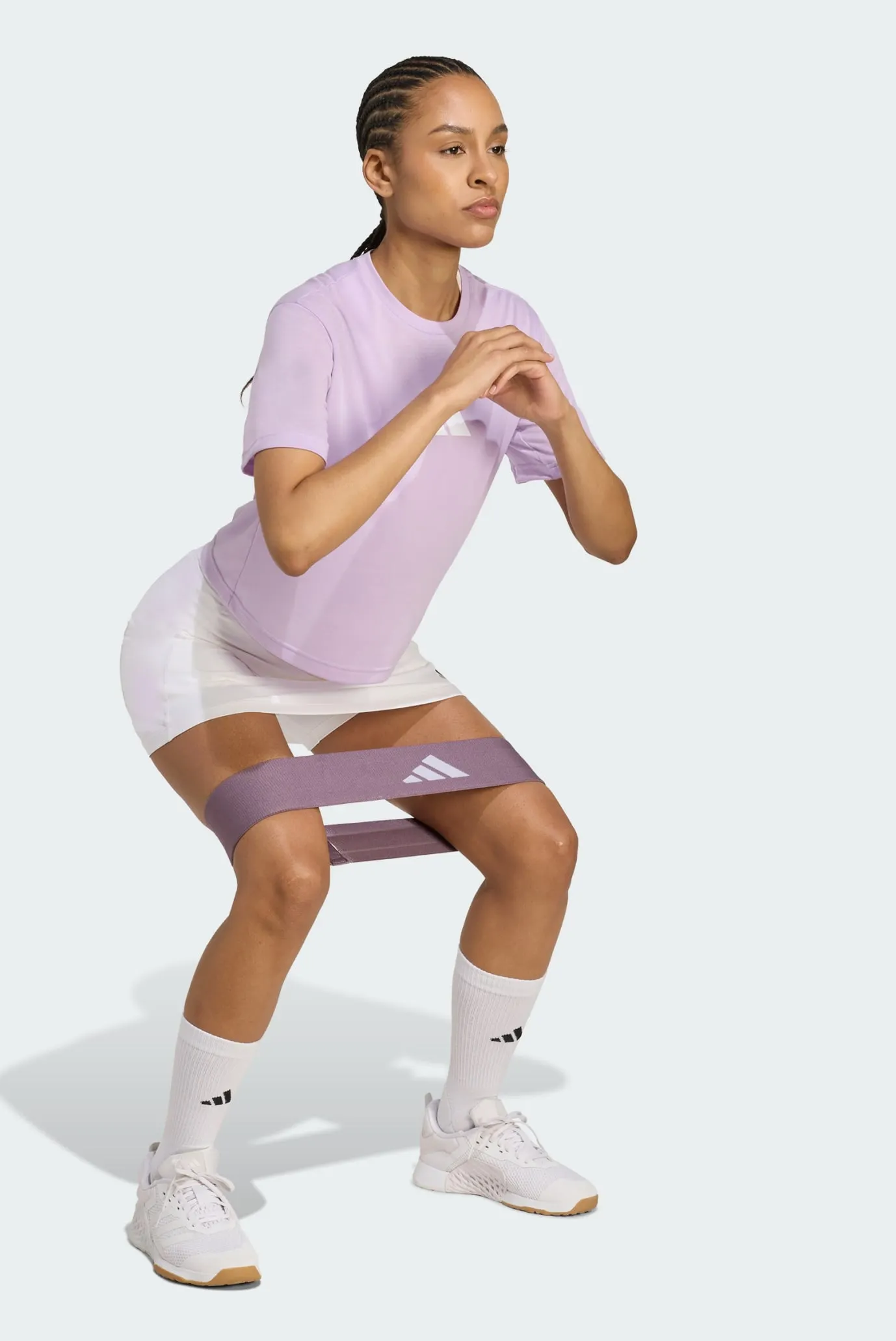 Жіноча бузкова футболка Train Essentials Big Logo Performance Training 2