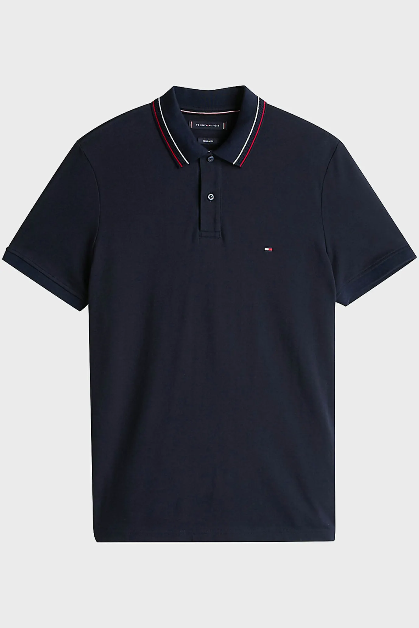 Чоловіче темно-синє поло PLACKET INTEREST REG 5