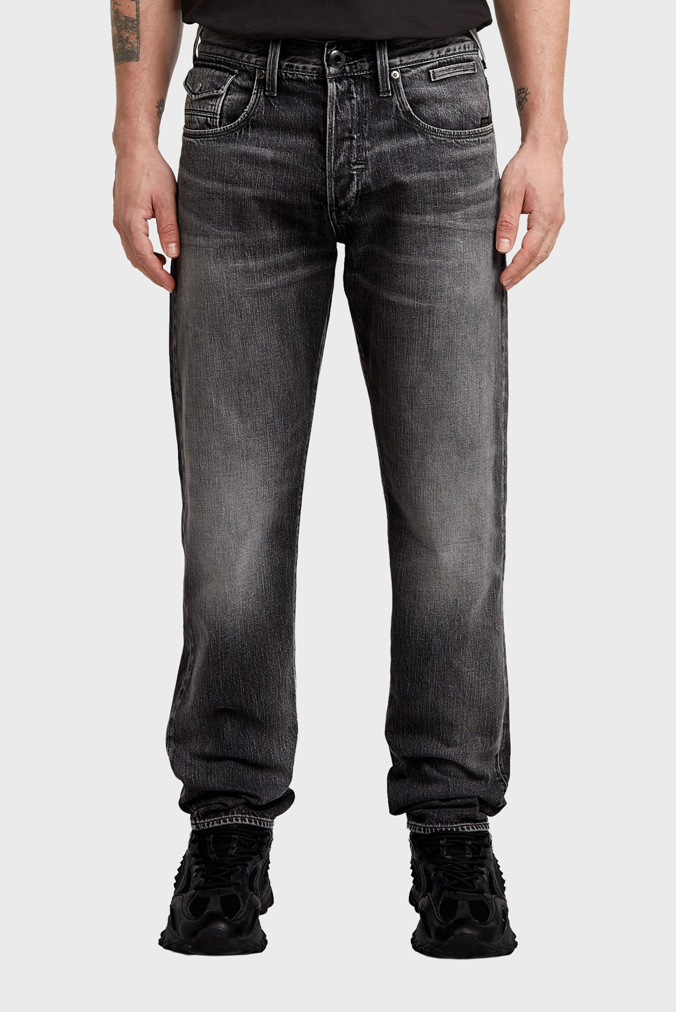 Мужские темно-серые джинсы Morry FWD Regular Tapered Серый 30-32 G-Star RAW D26141,D537 Мужские темно-серые джинсы Morry FWD Regular Tapered Серый 30-32 G-Star RAW D26141,D537