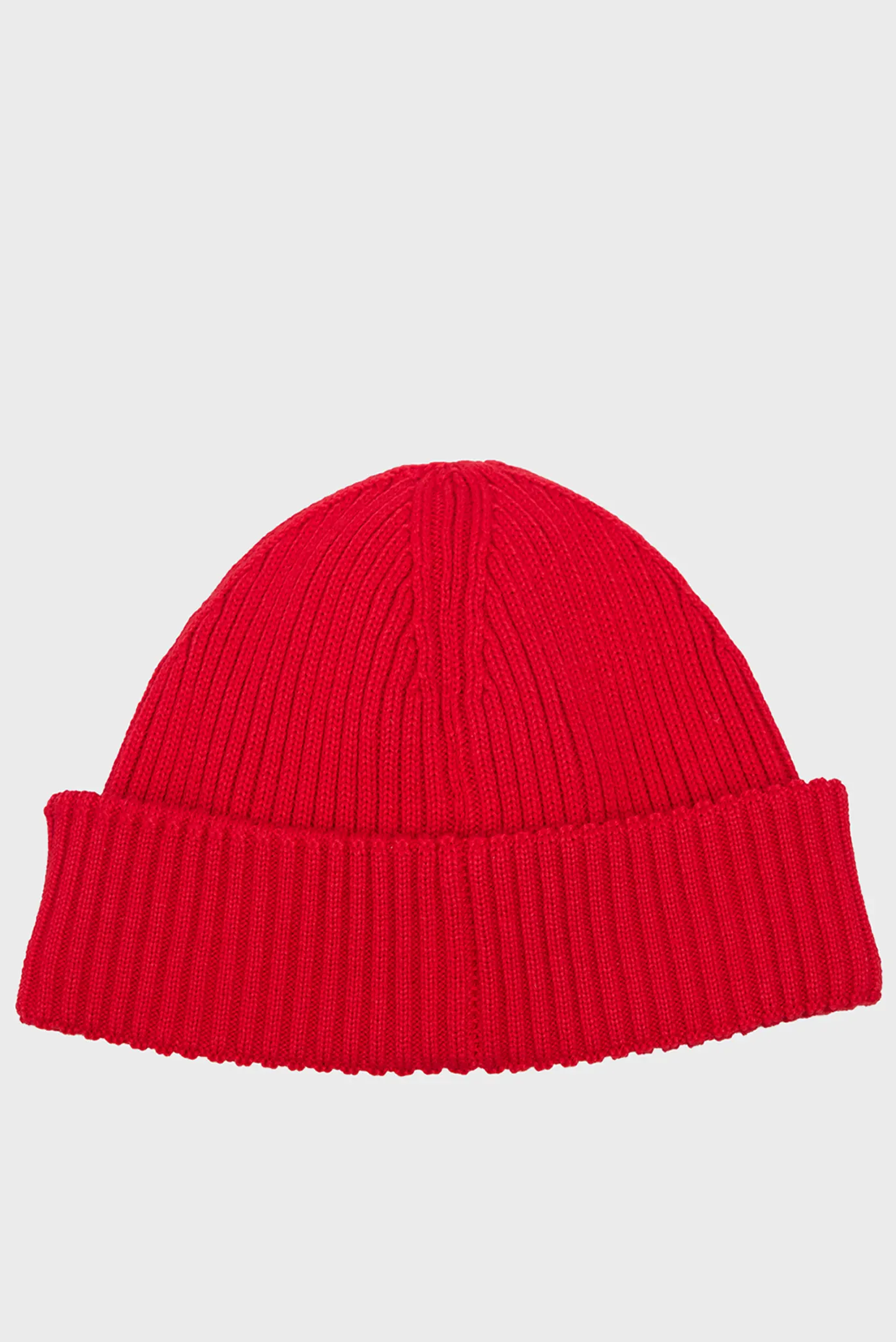 Мужская красная шерстяная шапка 2