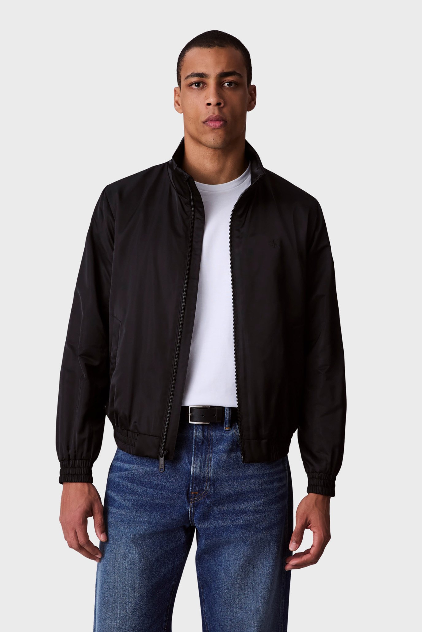 Мужская черная куртка LS PADDED HARRINGTON Черный S Calvin Klein Jeans LV04RC516G Мужская черная куртка LS PADDED HARRINGTON Черный S Calvin Klein Jeans LV04RC516G