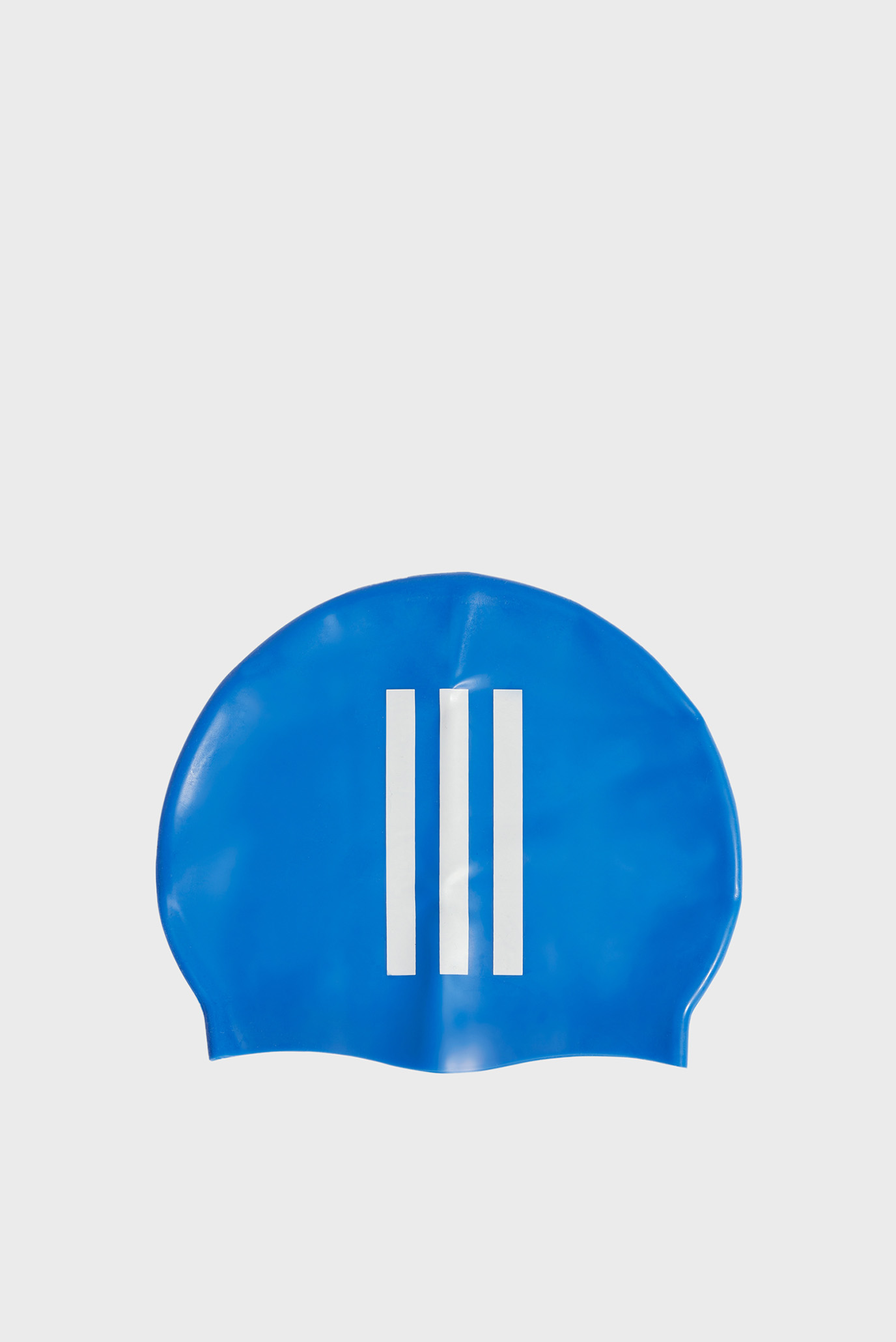 Дитяча блакитна шапочка для плавання adidas 3-Stripes Kids 1