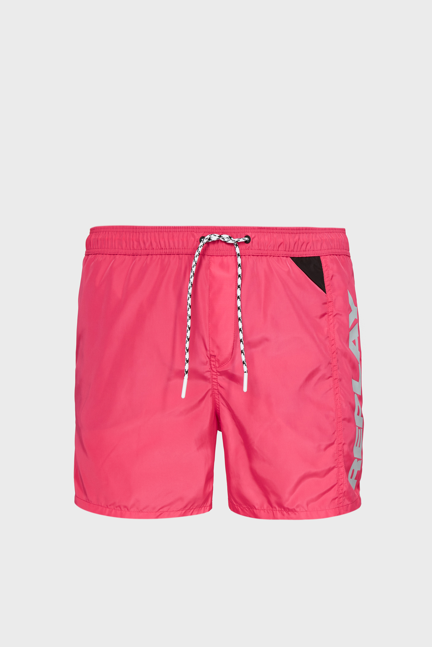 Чоловічі рожеві плавальні шорти 1