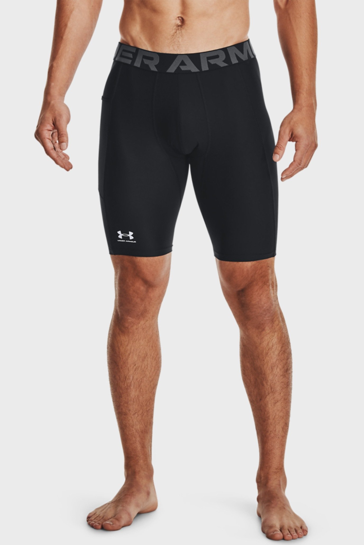 Чоловічі чорні велосипедки UA HG Armour Lng Shorts 1