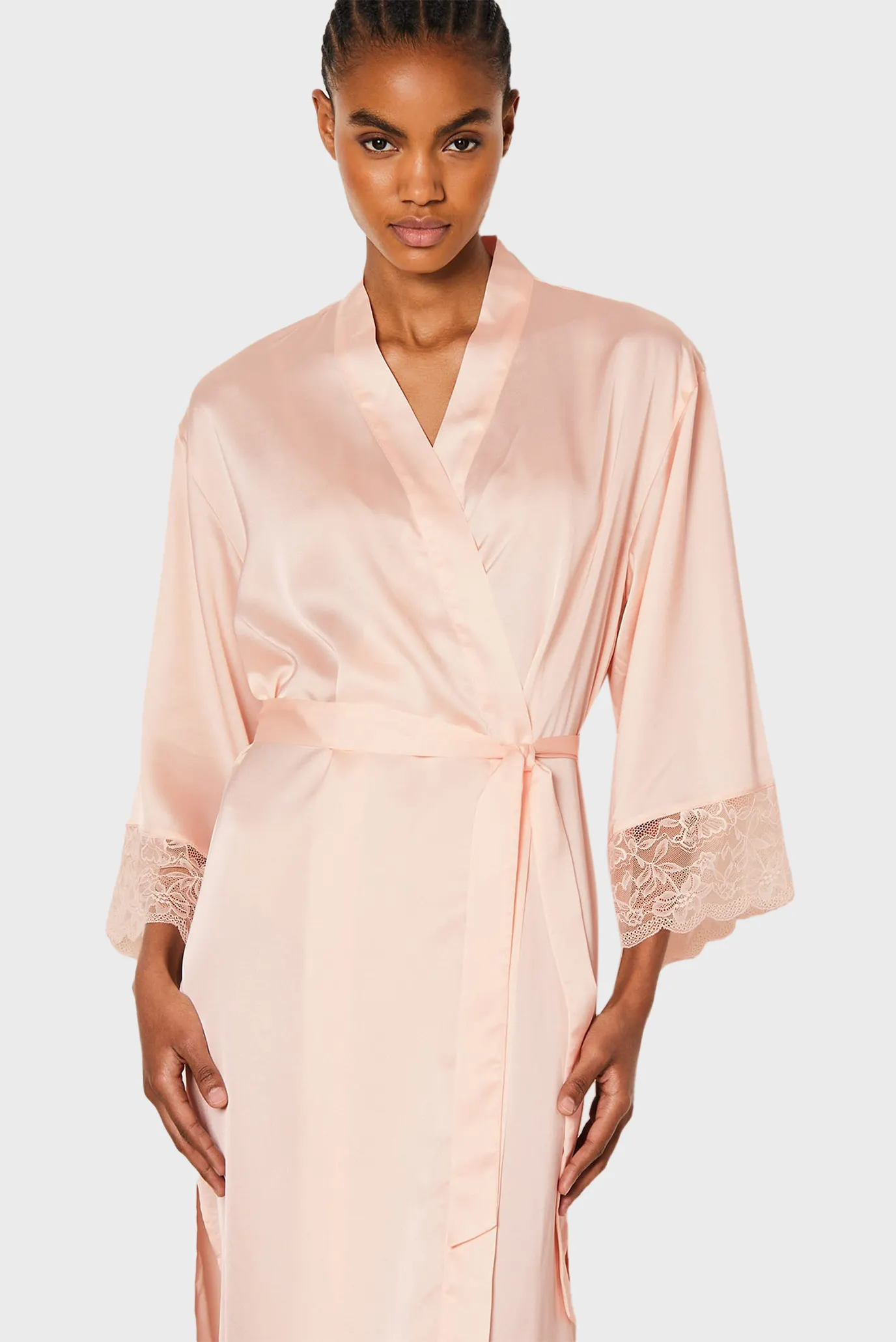 Жіночий пудровий пеньюар DESIRE 4
