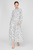 Женское белое платье с узором