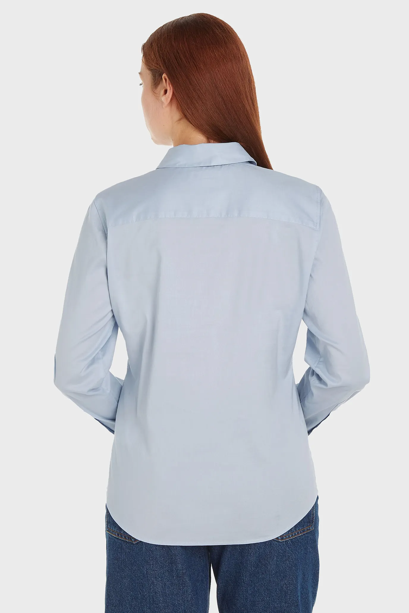 Жіноча блакитна сорочка STRETCH OXFORD REGULAR SHIRT 2
