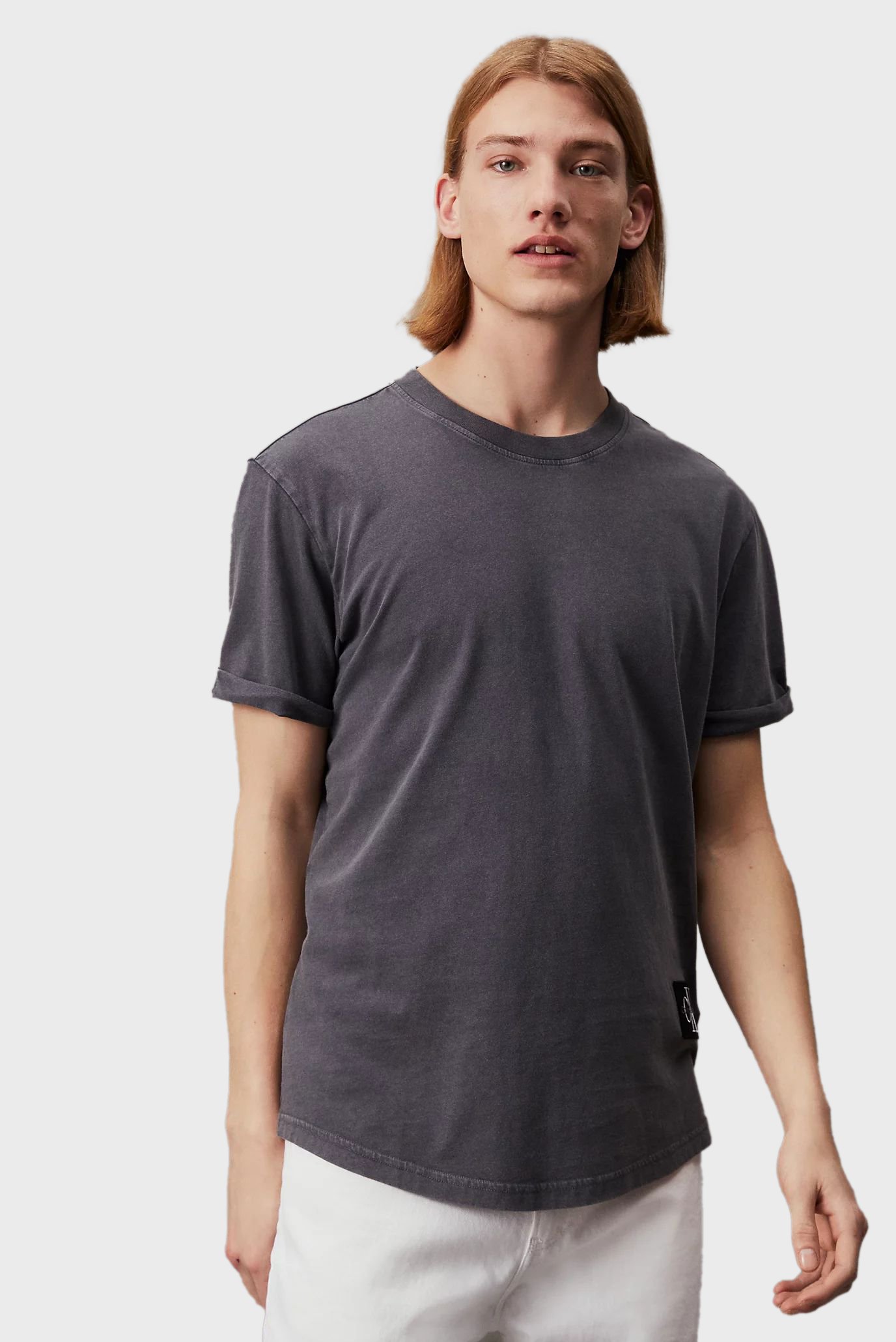 Мужская темно-серая футболка WASHED MONOLOGO BADGE TEE 1