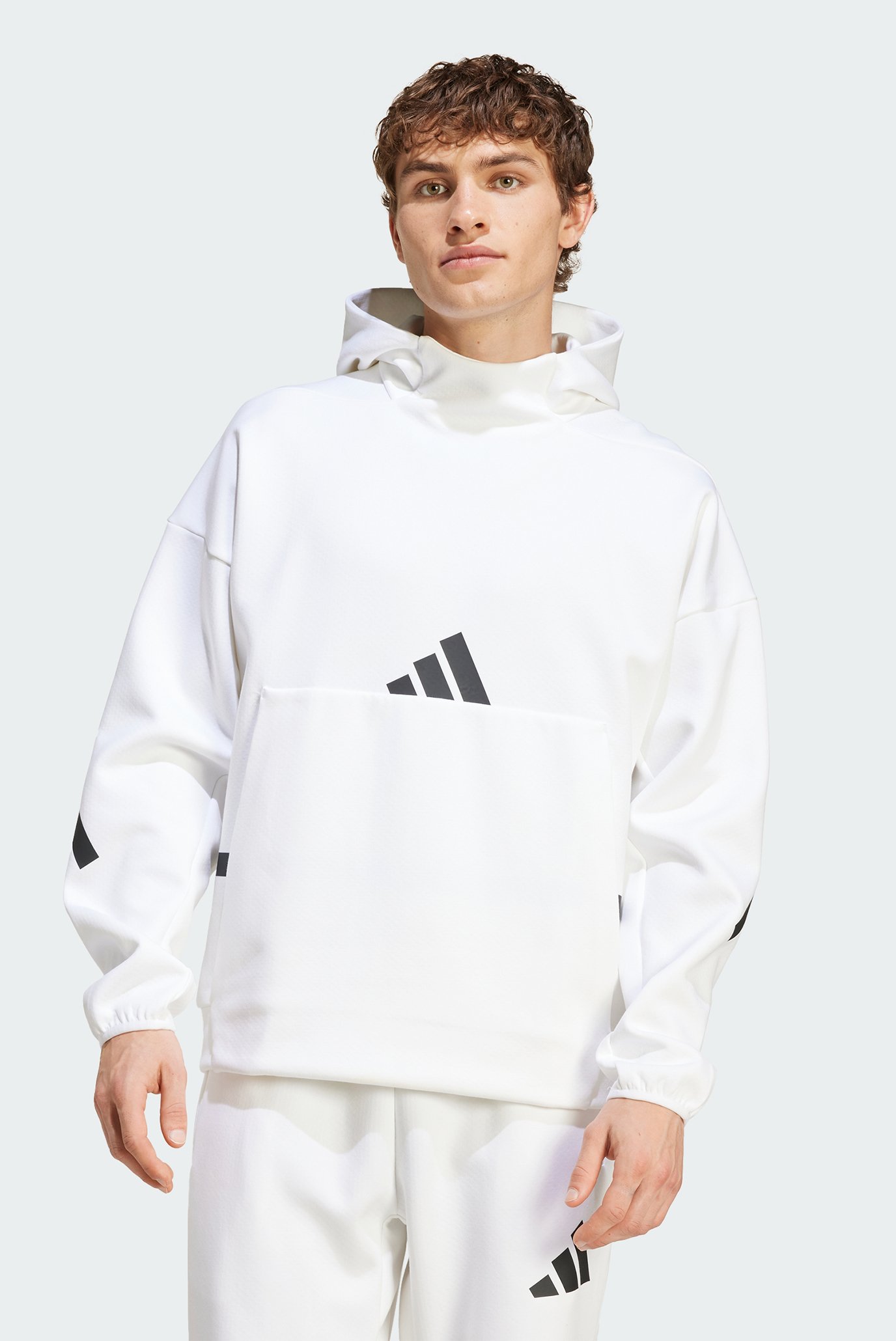 Чоловіче біле худі New adidas Z.N.E. 1