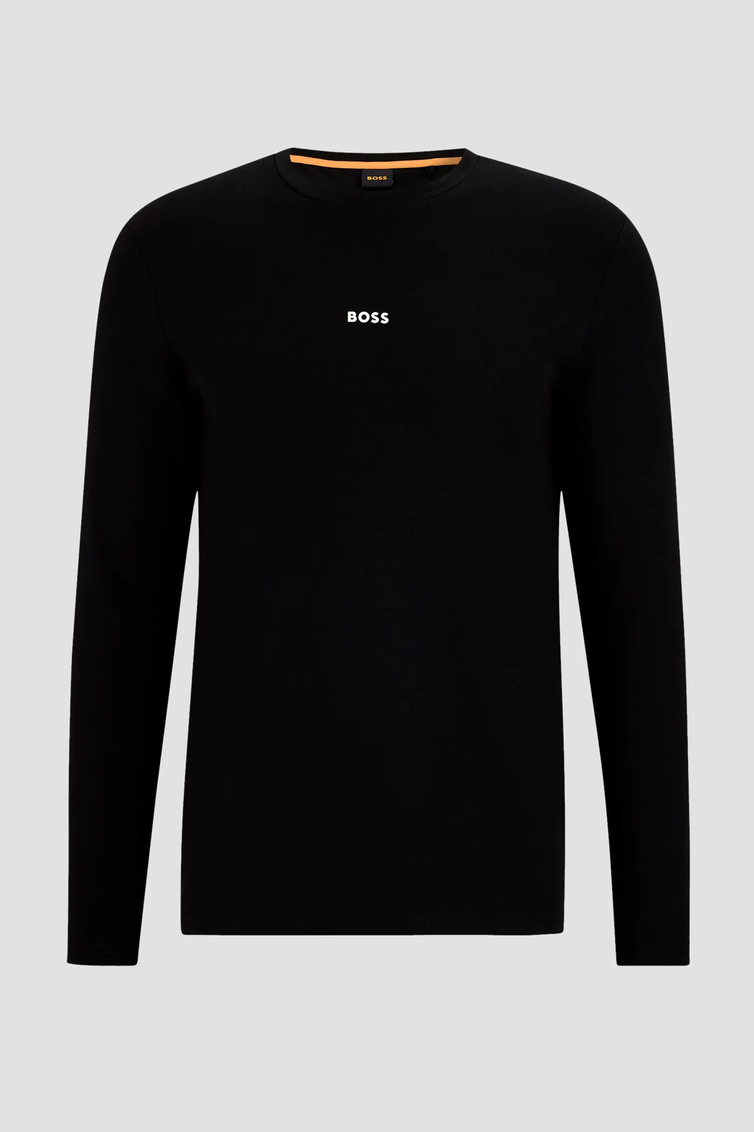 Чоловічий чорний лонгслів 5