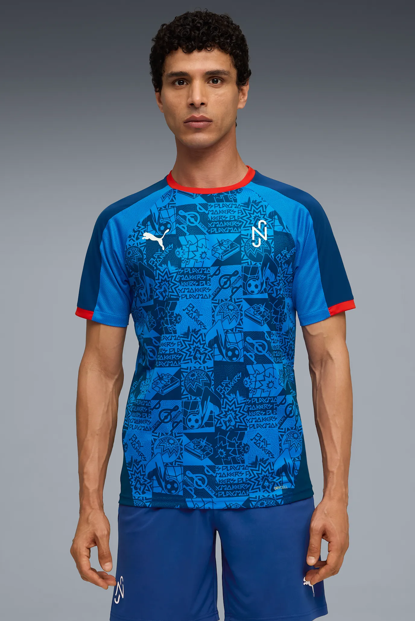 Чоловіча синя футболка з візерунком Neymar Jr Playmaker Football Jersey Men 1