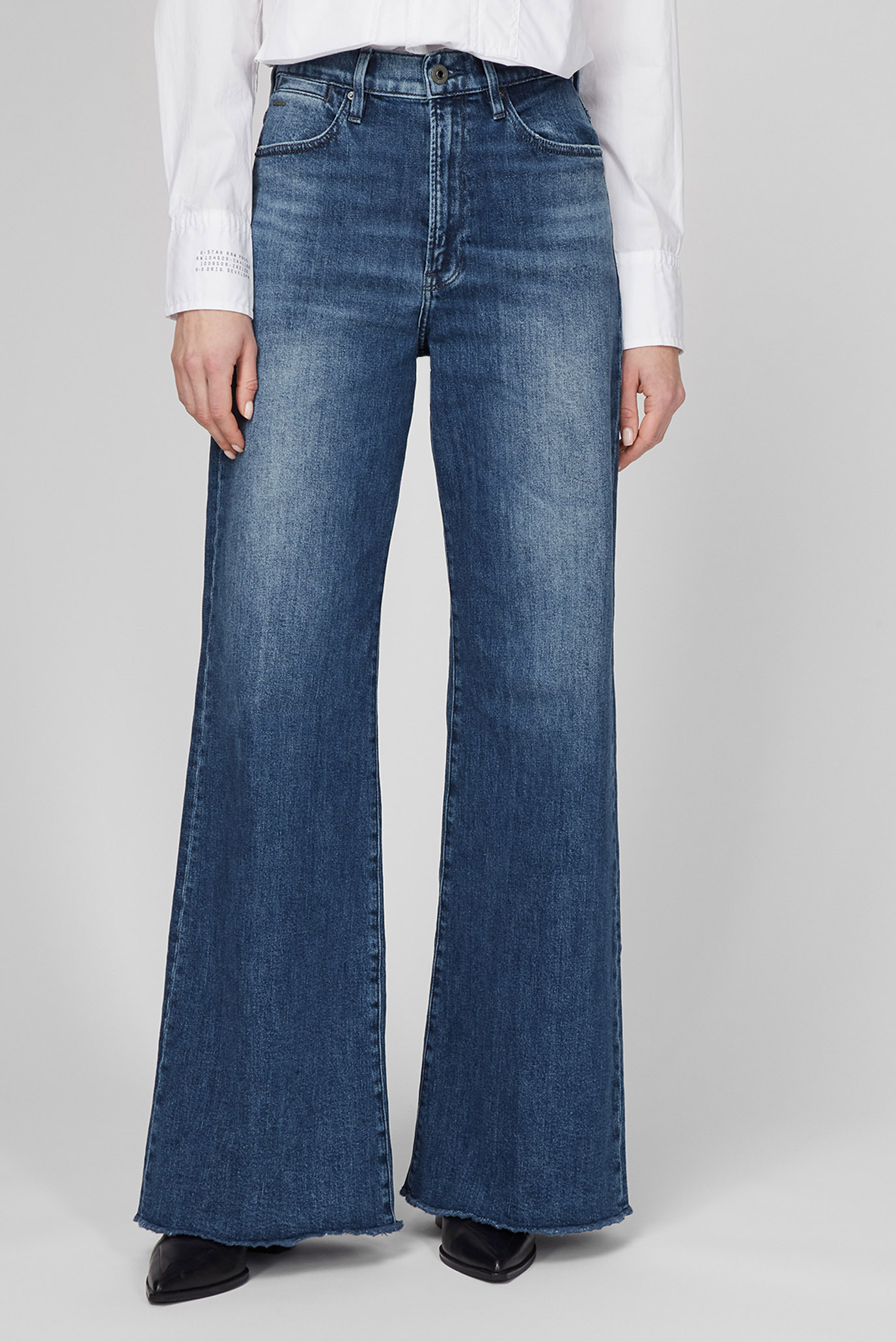 Жіночі сині джинси Deck Ultra High Wide Leg 1