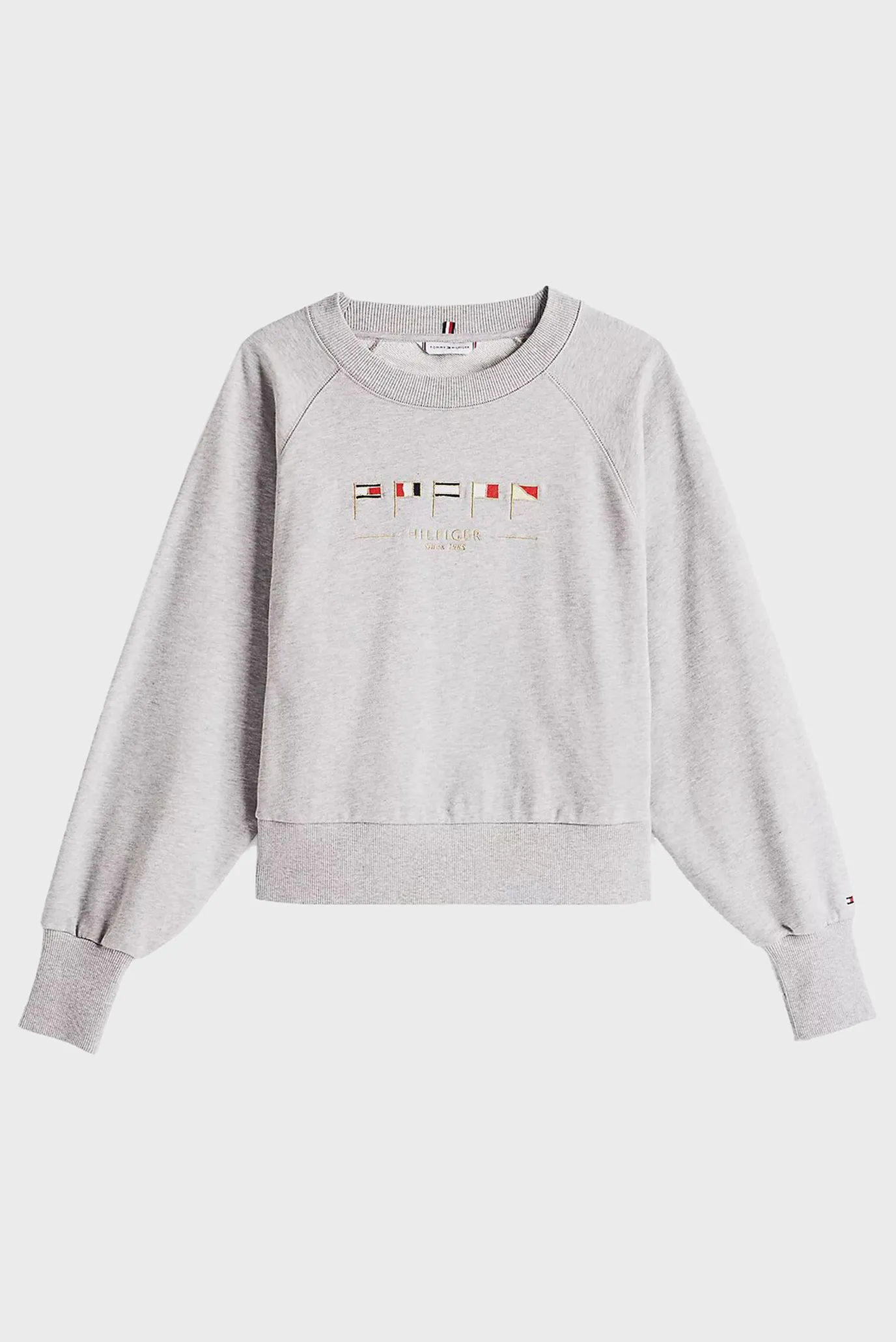 Женский серый свитшот REG SAIL FLAGS 5