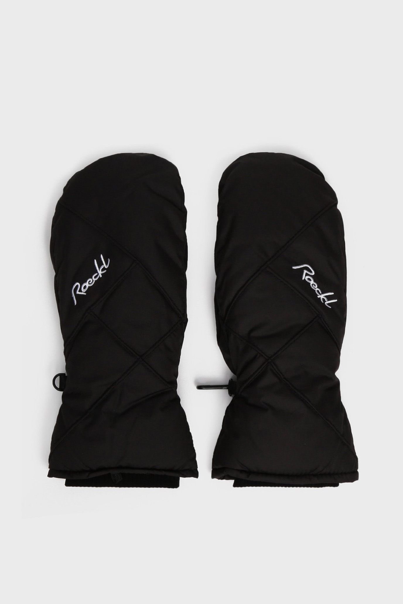 Женские черные рукавицы 1